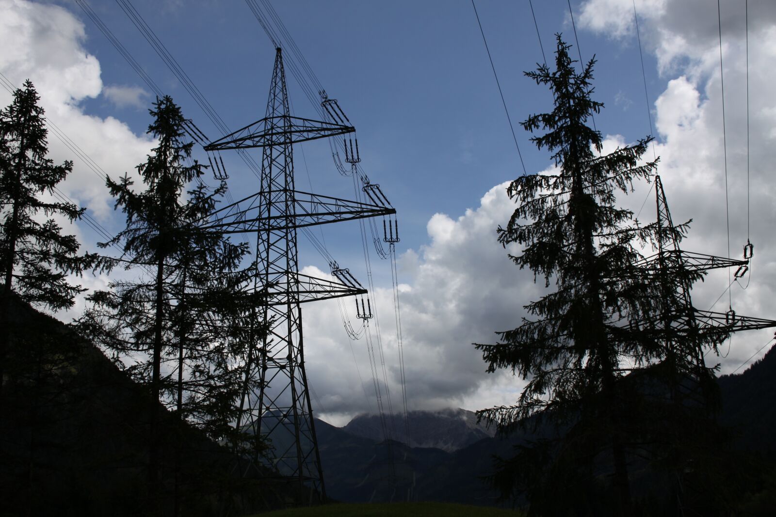 Canon EOS 50D sample photo. Strommast, trees, nature photography