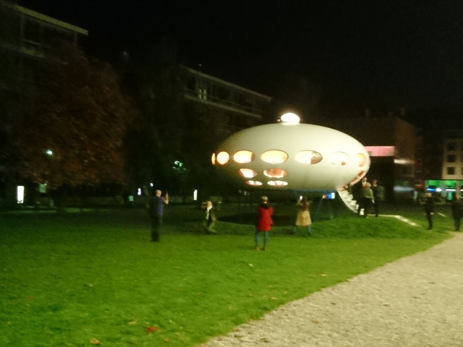 Sony Xperia X sample photo. Ufo, modern art, museum photography