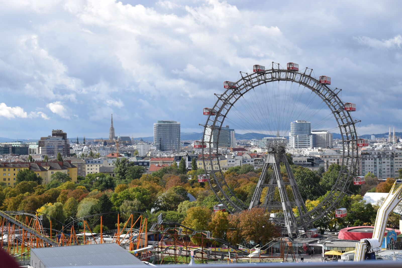 Nikon D3300 sample photo. Carousel, wheel, the sky photography