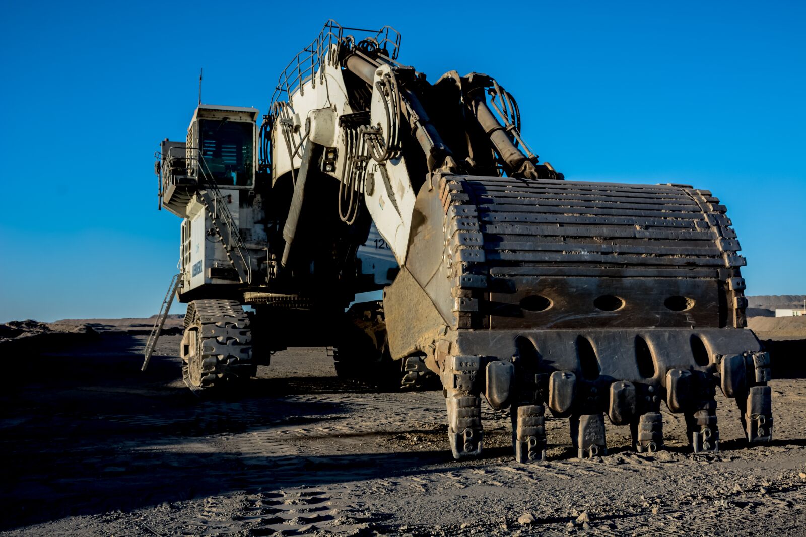 Nikon D7100 sample photo. Mine technique, excavator, industry photography