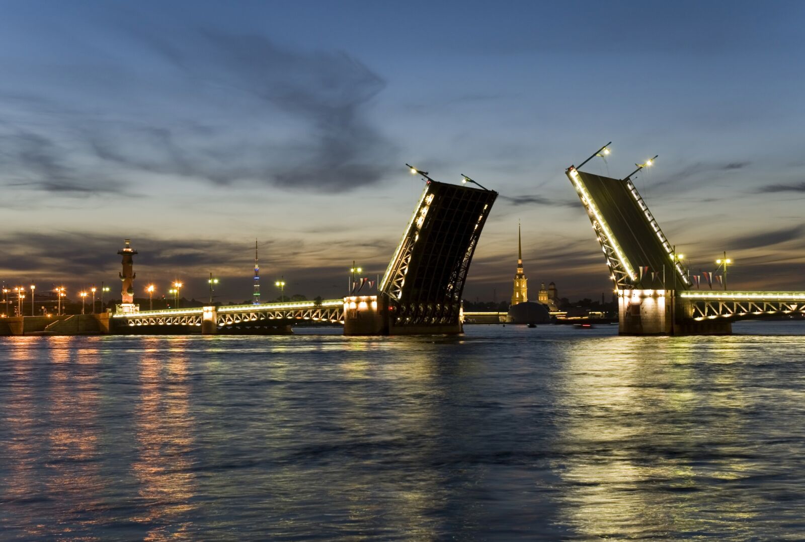 Nikon D200 sample photo. St petersburg russia, bridge photography