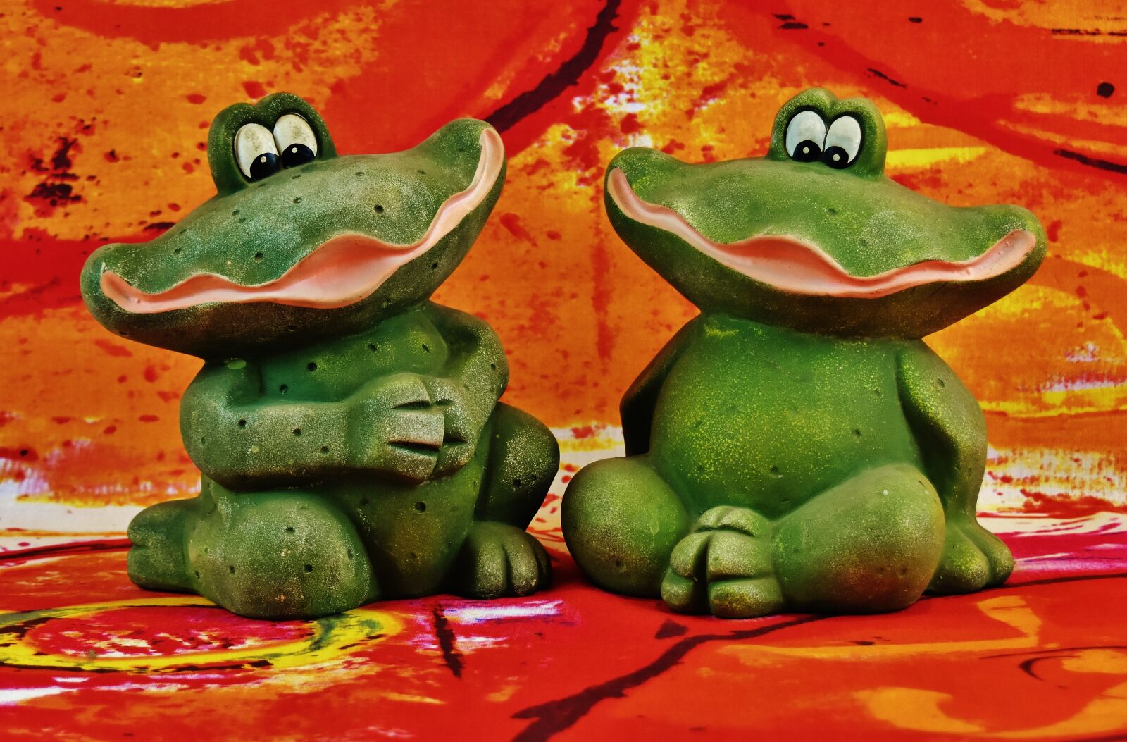 Nikon D7200 sample photo. Frogs, figures, funny photography