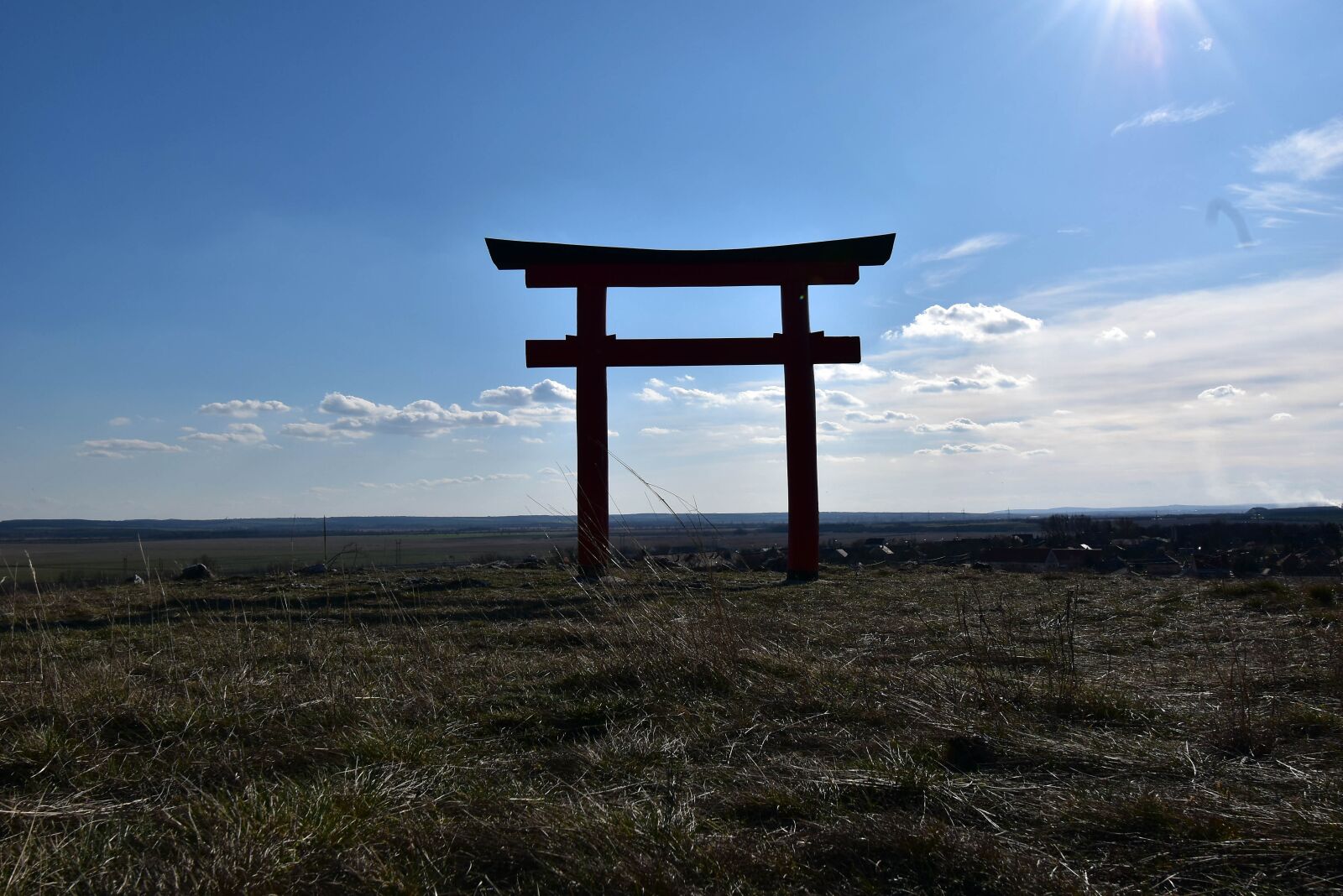 Nikon D5600 sample photo. Torii, sky, shinto photography