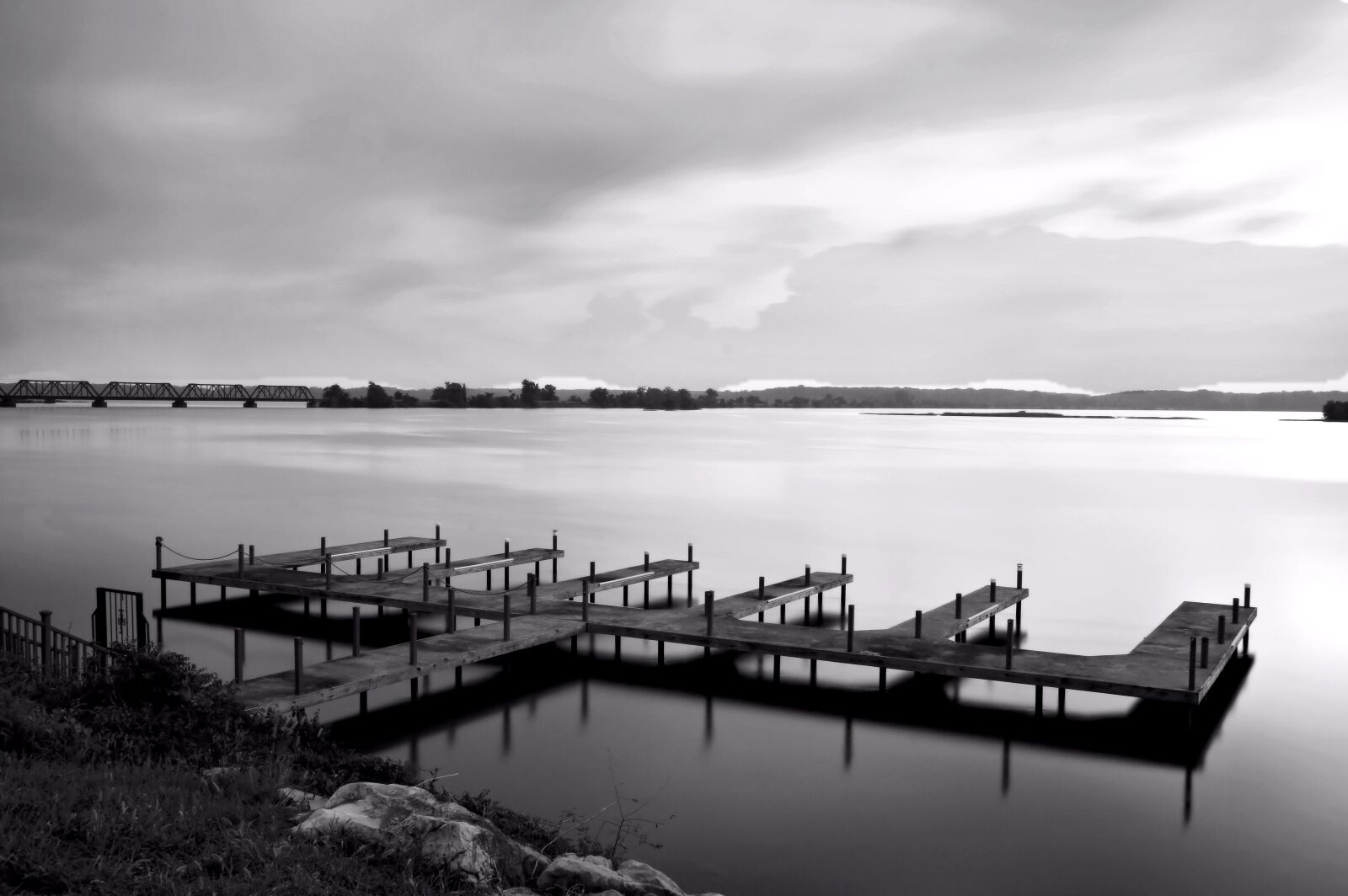 Pentax K-3 sample photo. Pier, lake, landscape photography