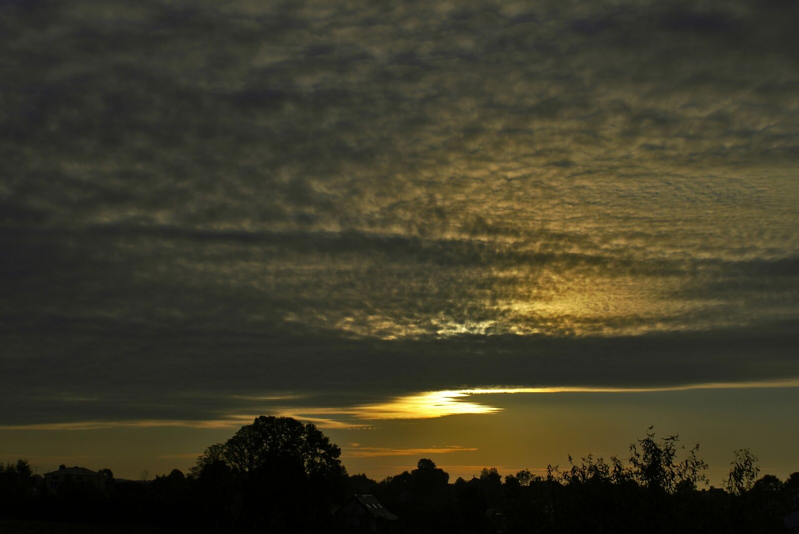 Sony Alpha DSLR-A100 sample photo. Sky, clouds, altocumulus photography