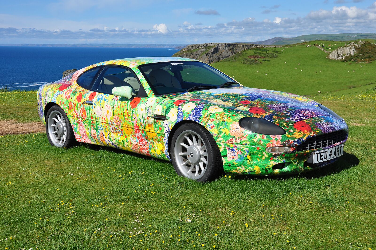 Nikon D90 sample photo. Sports car, stickers, colors photography