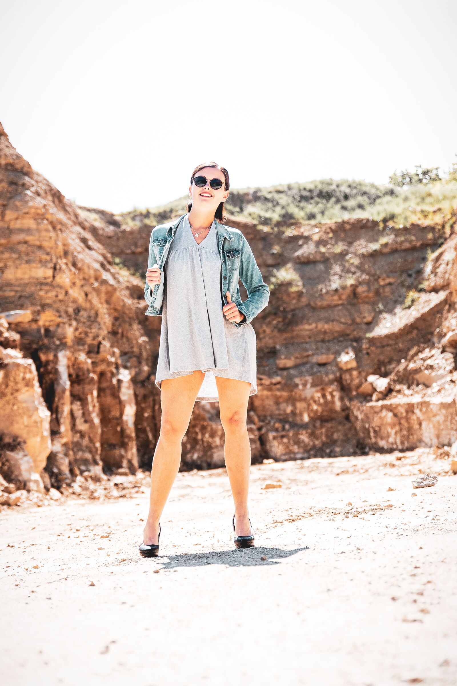 Canon EOS 6D sample photo. Woman, model, quarry photography