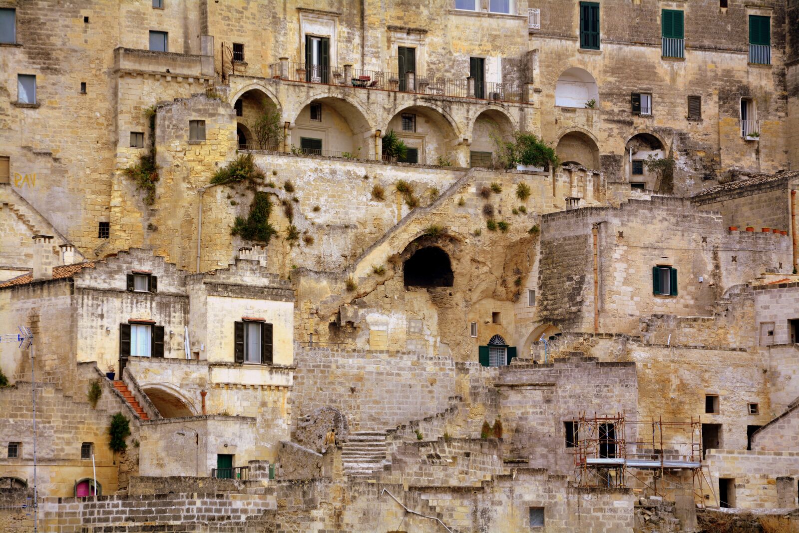 Nikon D7100 sample photo. Matera, houses, old photography