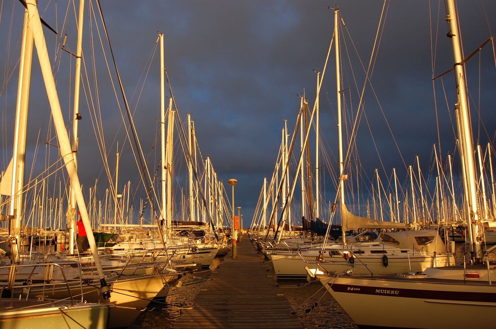 Nikon D40 sample photo. Heiligenhafen, steg 7, sonnenuntergang photography