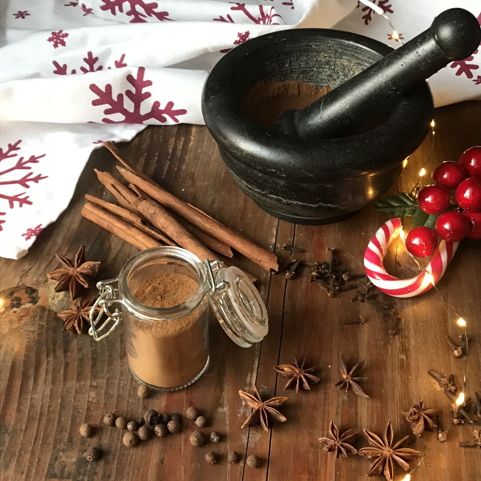 Apple iPhone 7 sample photo. Spice, allspice, anise photography