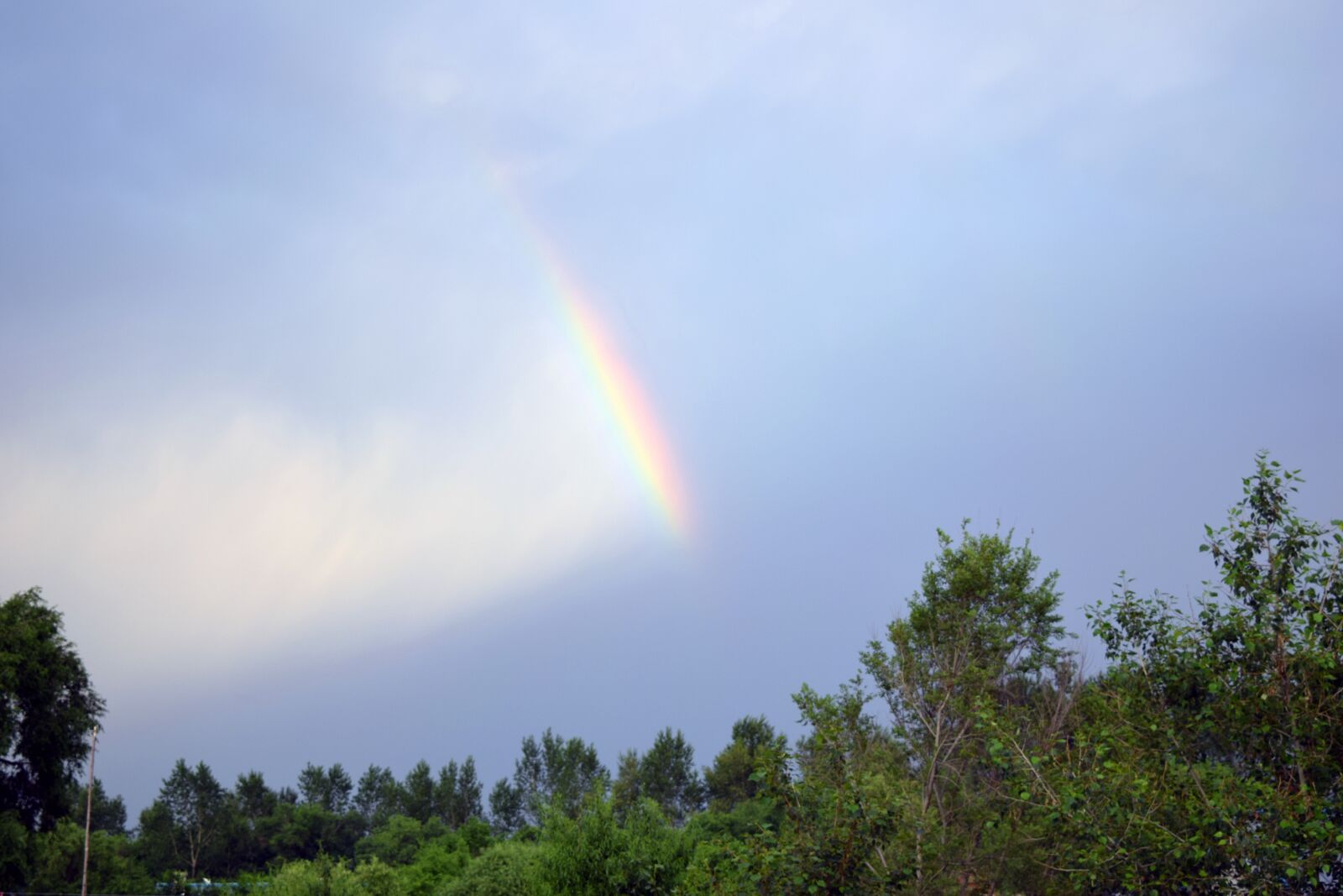Nikon D3300 sample photo. Rainbow, colorful, dark cloud photography