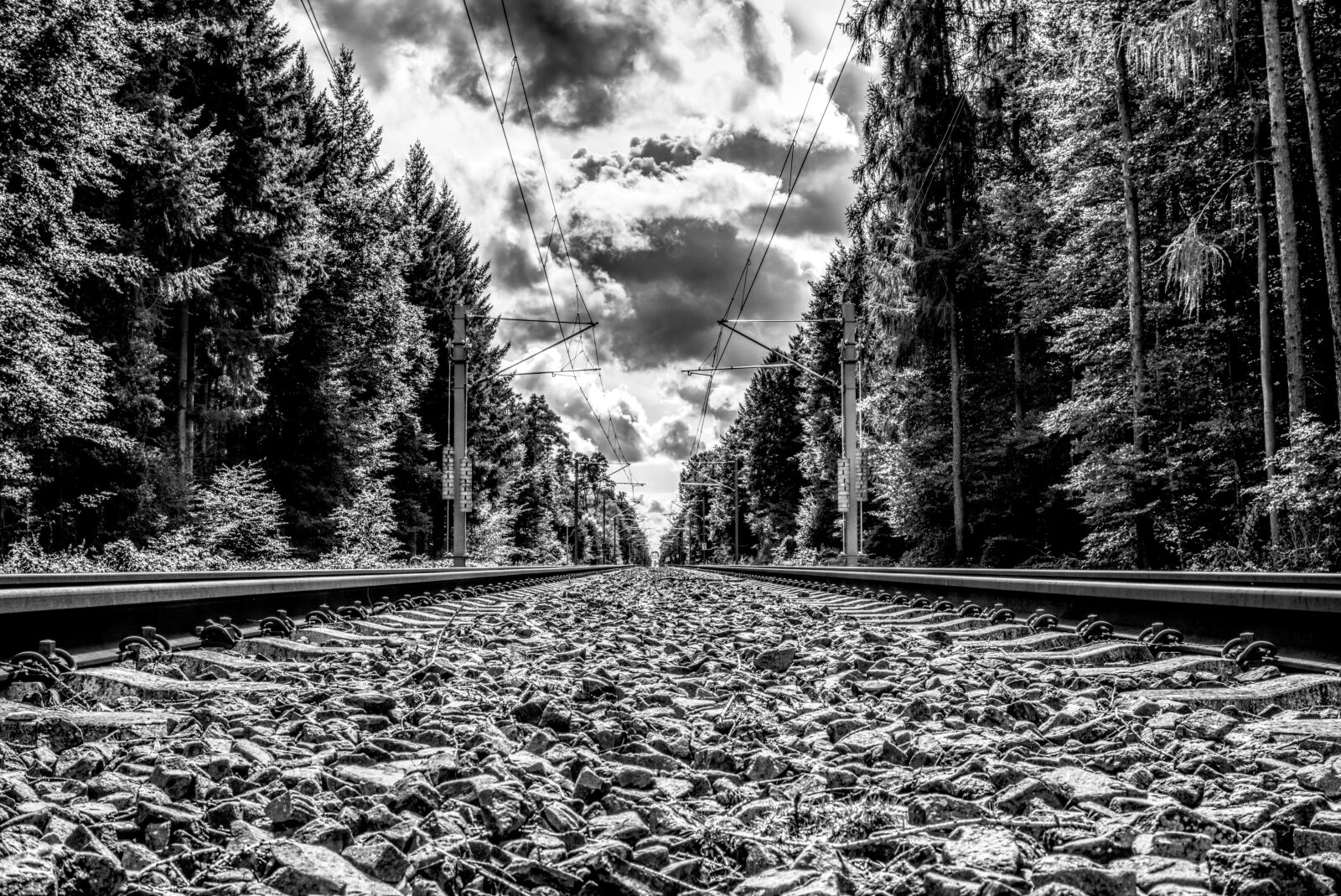 Sony a6000 sample photo. Rail, track, railway photography