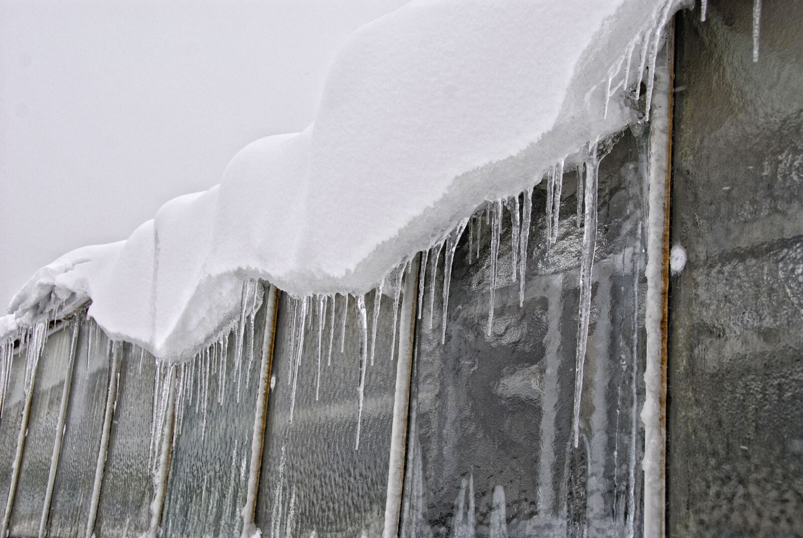 Nikon D80 sample photo. Window, winter, ice photography