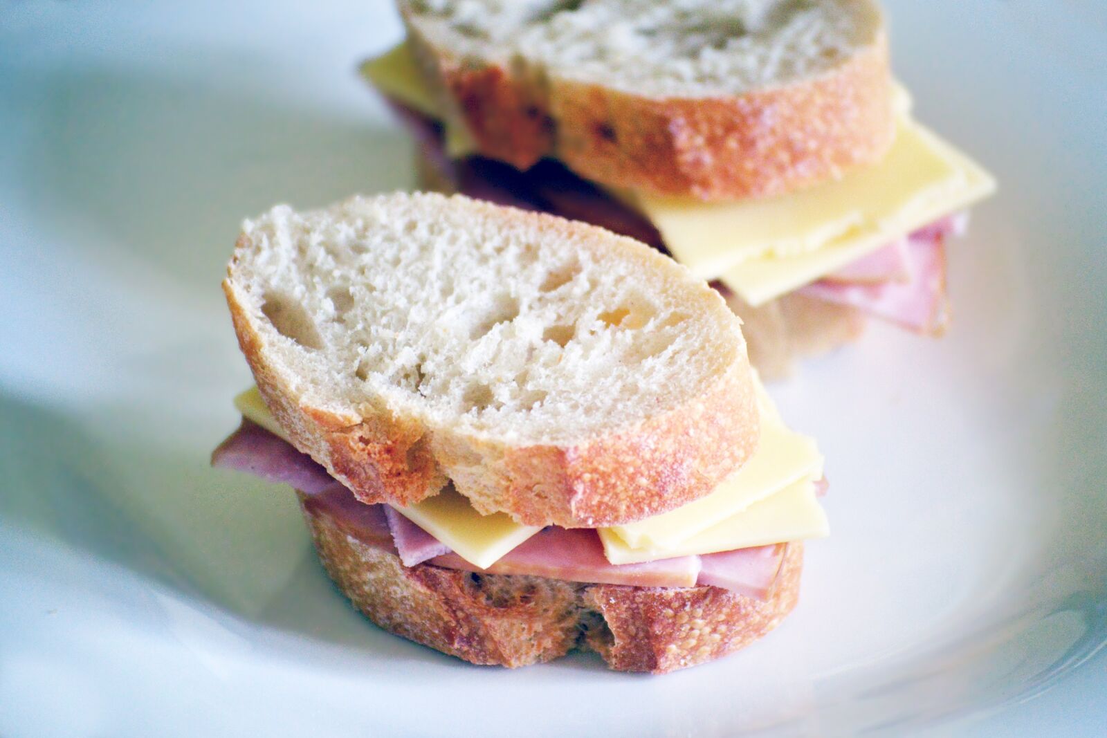 Nikon D3200 sample photo. Sandwich, ham, cheese photography