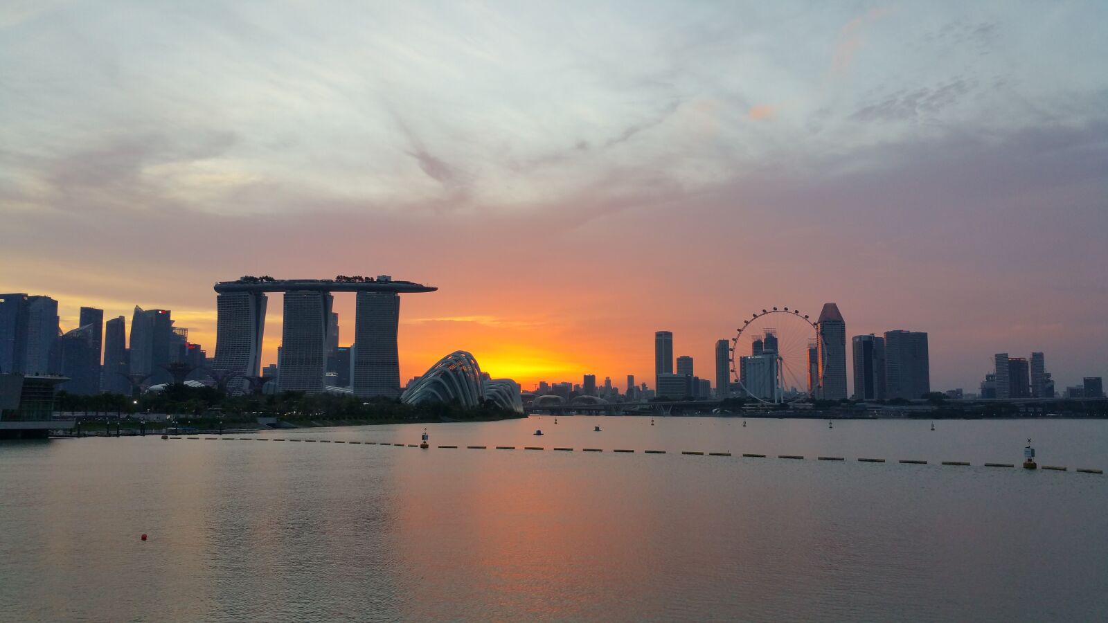 Samsung Galaxy Note4 sample photo. Singapore, marina bay sands photography