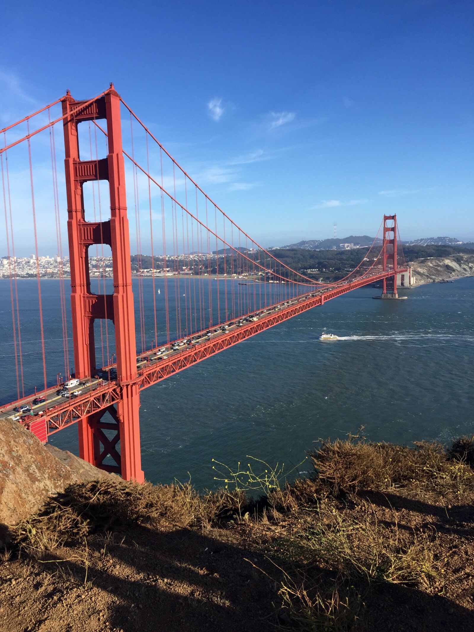iPhone 6 Plus back camera 4.15mm f/2.2 sample photo. Golden, gate, bridge, san photography