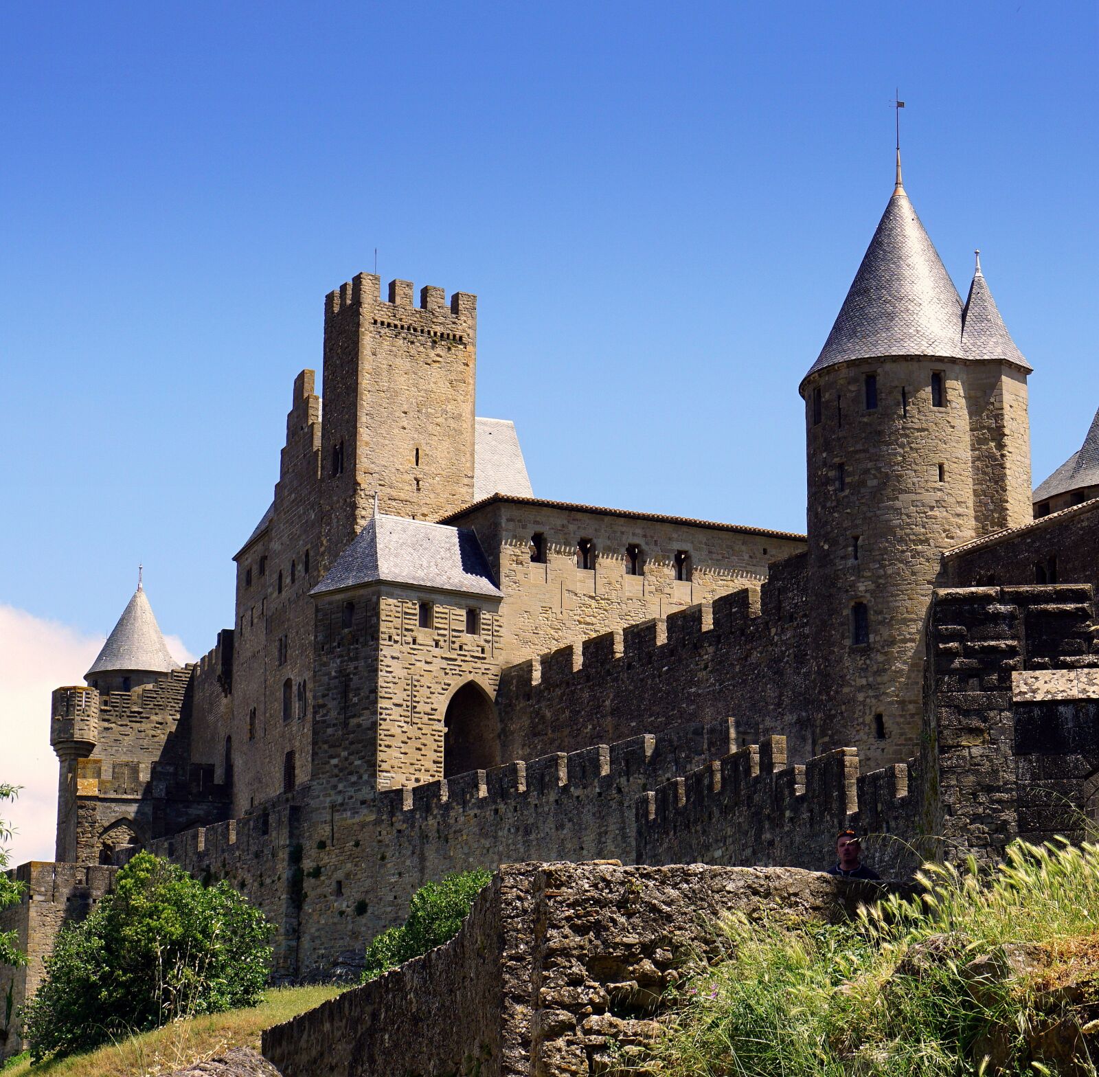 Sony a6000 sample photo. Castle, medieval, carcassonne photography