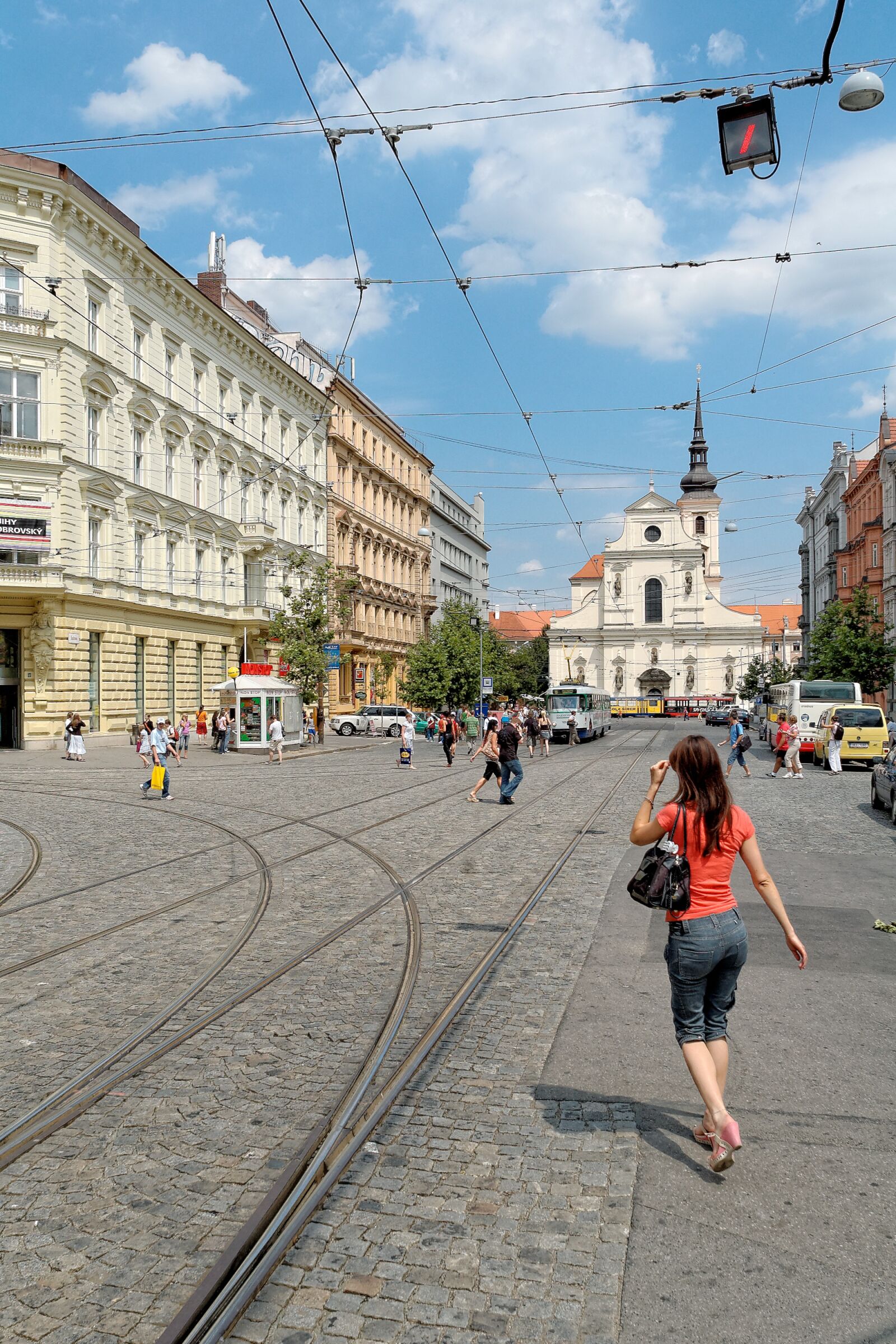 Nikon D50 sample photo. Downtown, architecture, brno photography
