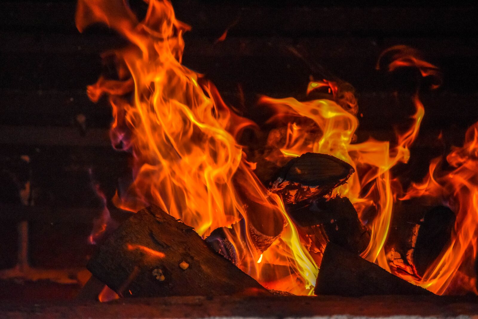 Nikon D5500 sample photo. Fire, hot, abstract photography