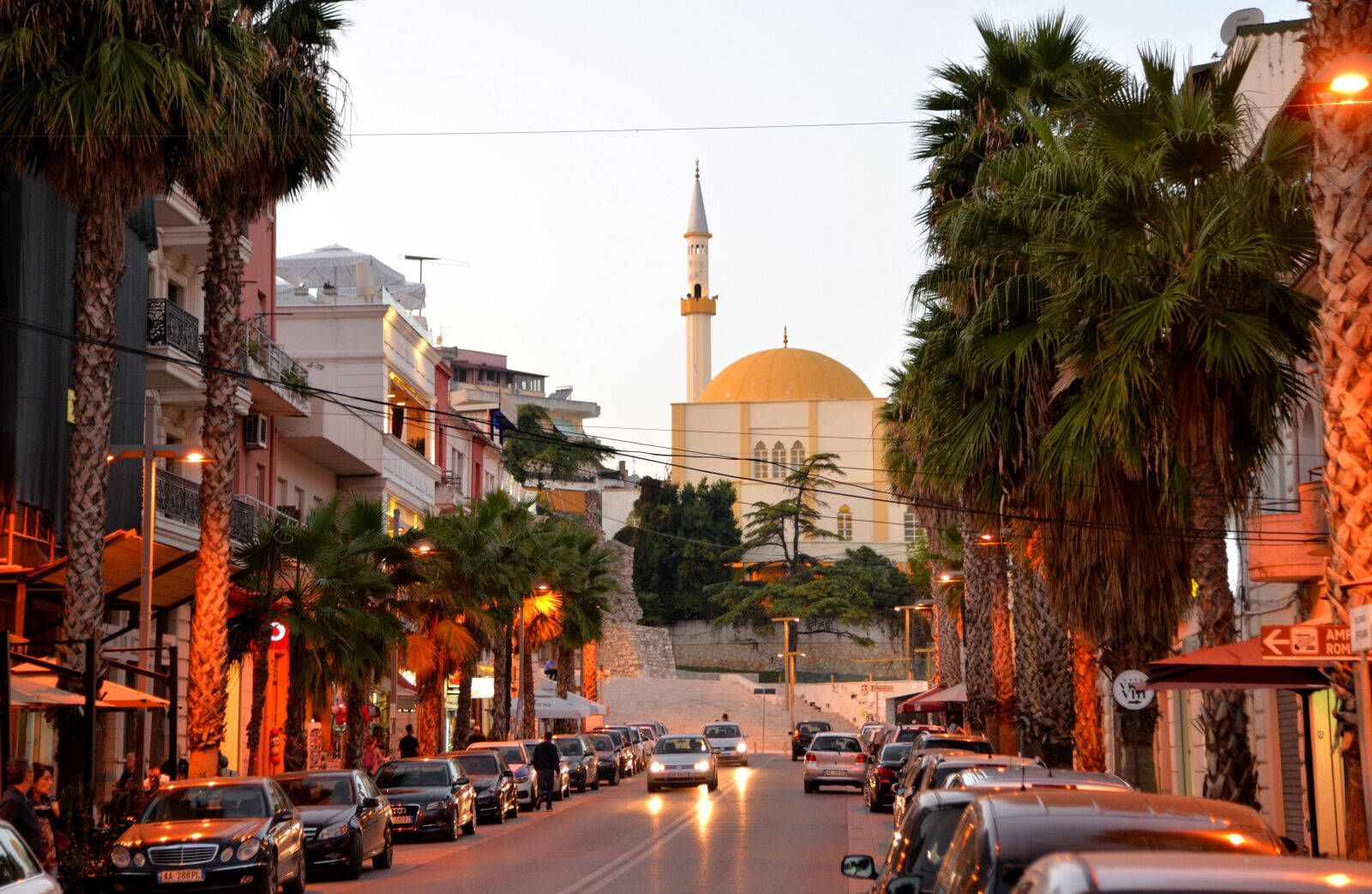 Nikon D610 sample photo. City, mosque, road photography