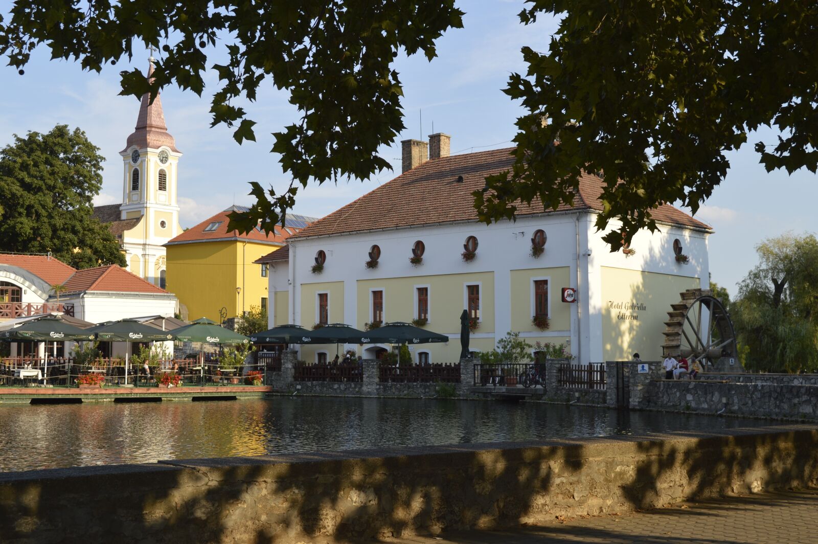 Nikon D3200 sample photo. Tapolca, mill pond, hotel photography