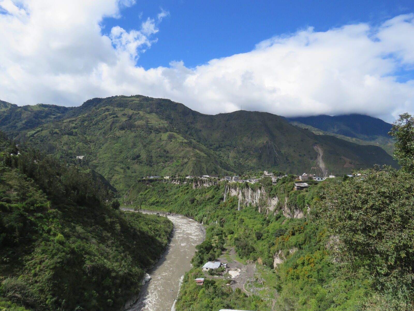 Canon PowerShot SX60 HS sample photo. City, mountain, river, viewpoint photography