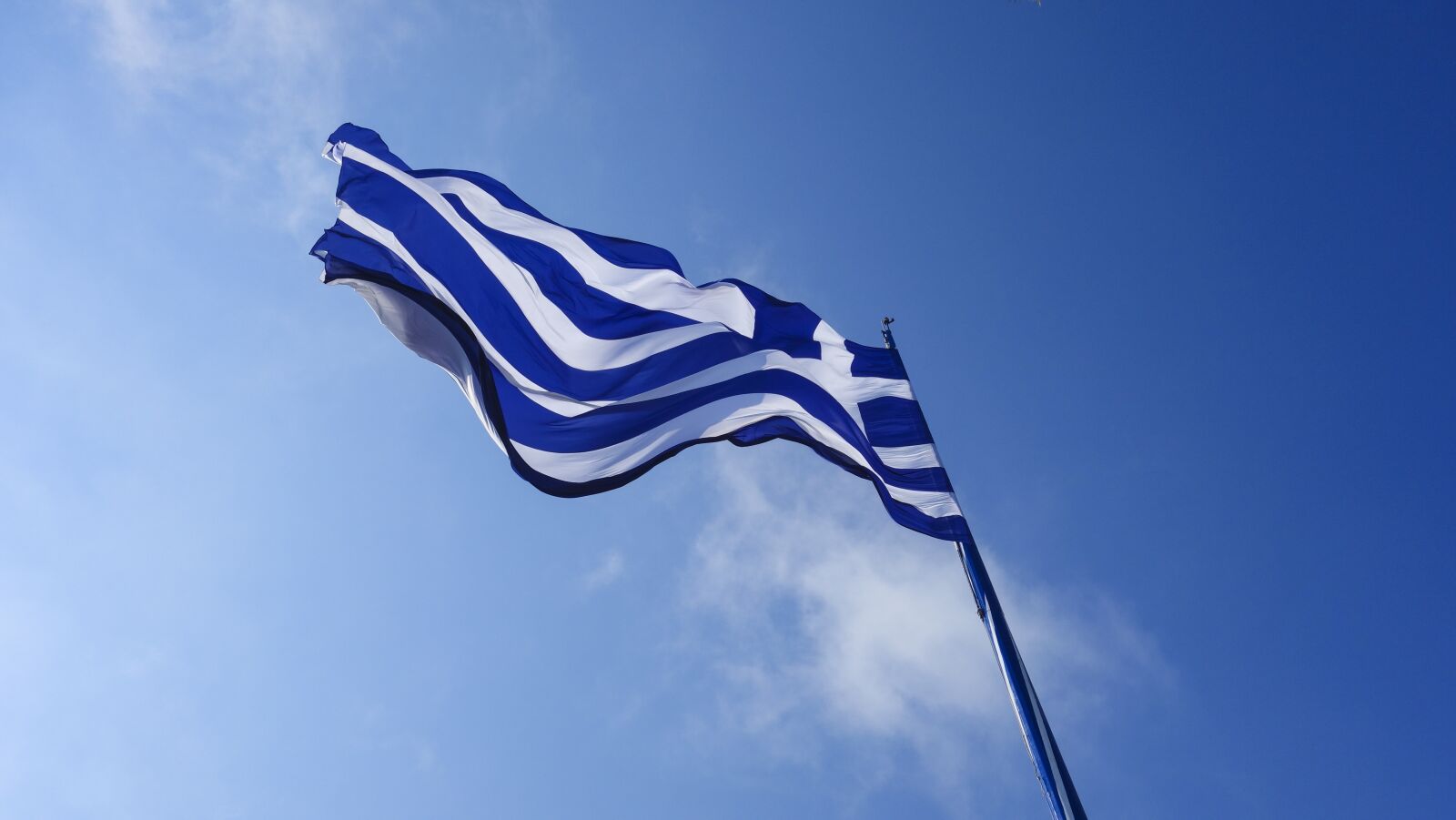 Sony Cyber-shot DSC-RX100 sample photo. Greece, flag, country flag photography