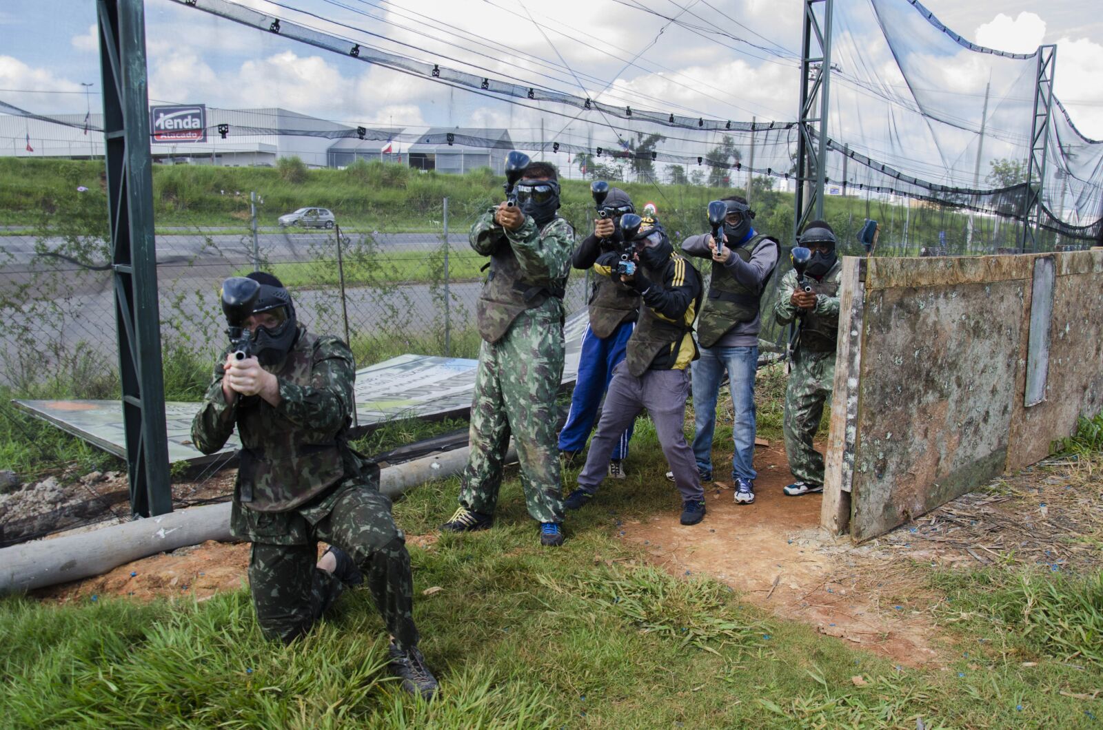 Nikon D7000 sample photo. Paintball, shot, war photography