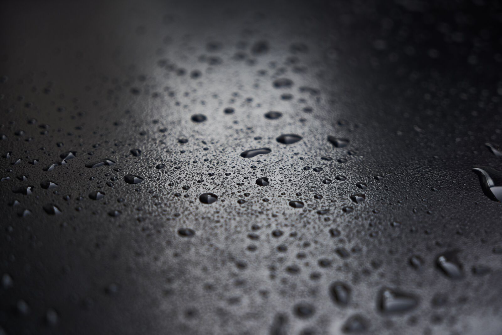 Sony a7R II sample photo. Abstract, drop, grey photography