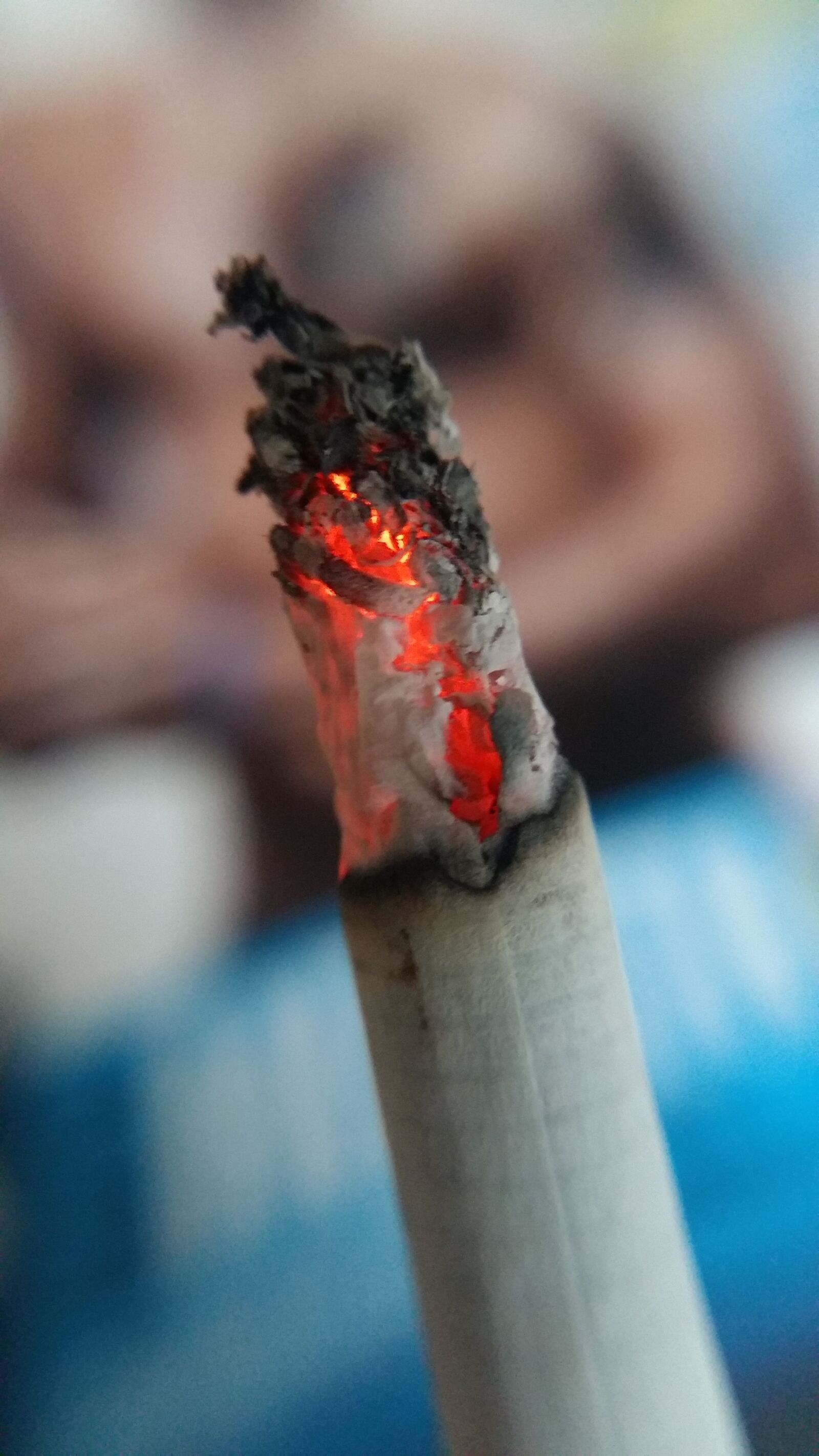 Samsung Galaxy A5 sample photo. Cigarette, smoke, cancer photography