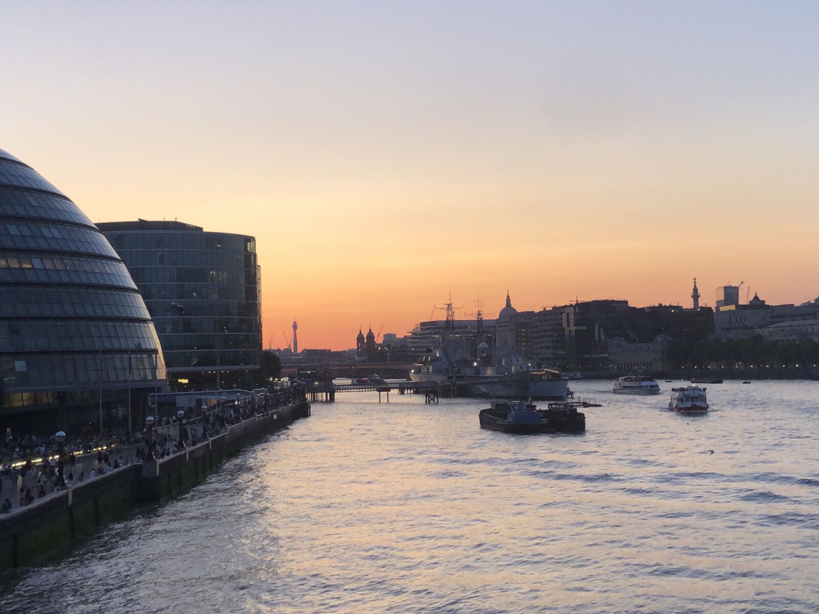 iPhone X back dual camera 4mm f/1.8 sample photo. London, tower bridge, landmark photography