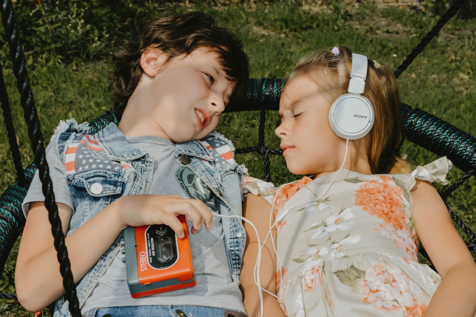 Nikon D3200 sample photo. Music, headsets, kids photography