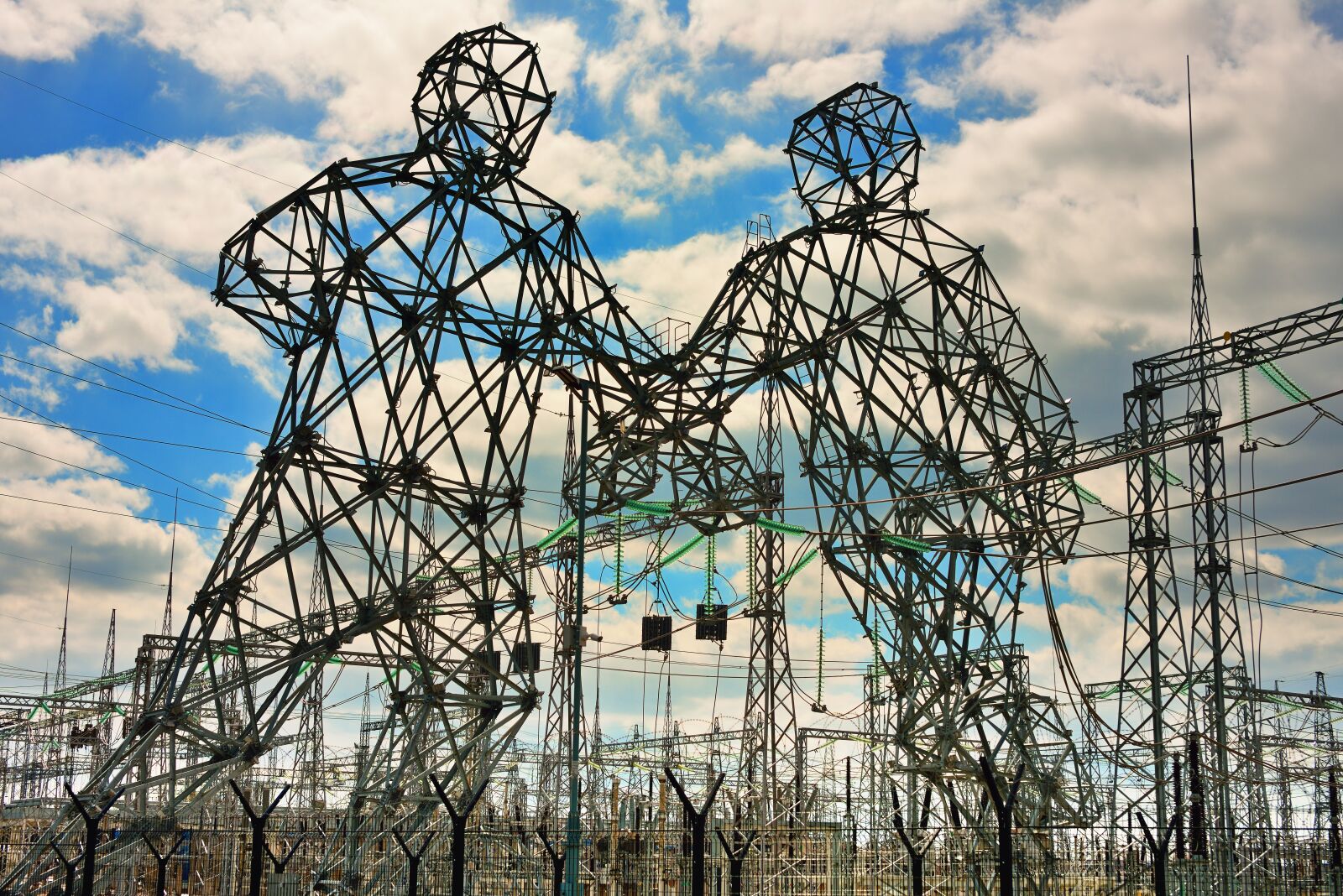 Nikon D800 sample photo. Power, substation, perm gres photography