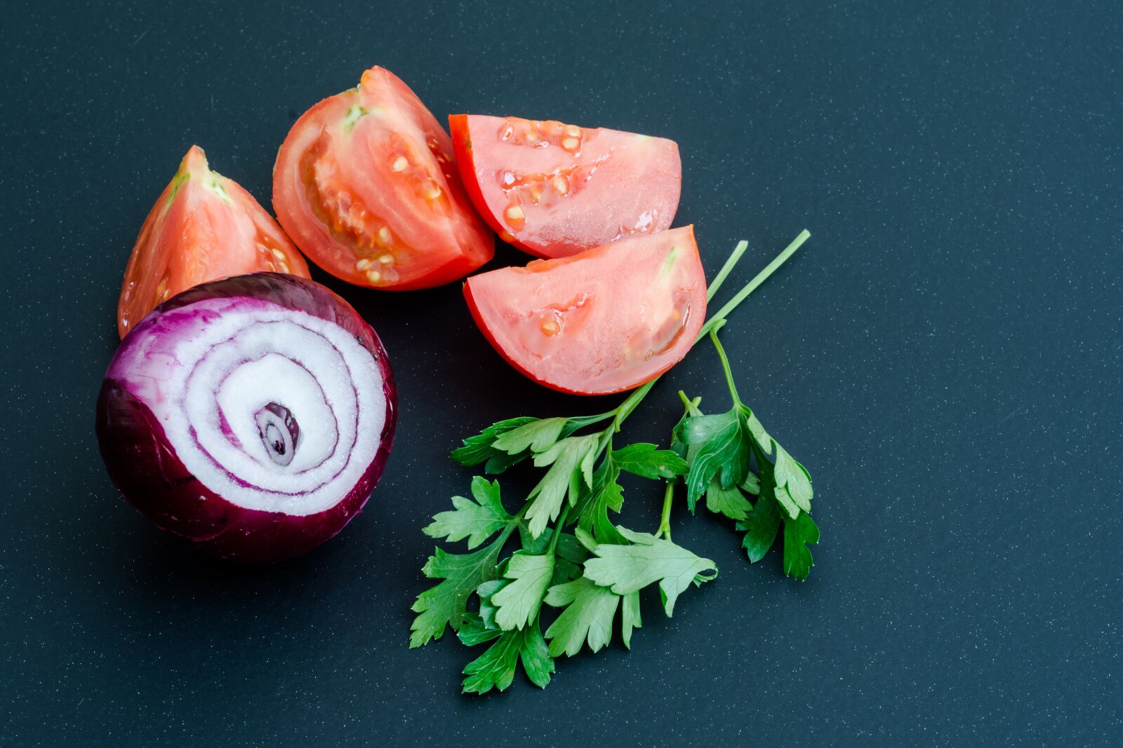 Nikon D7200 sample photo. Vegetables, onion, tomatoes photography