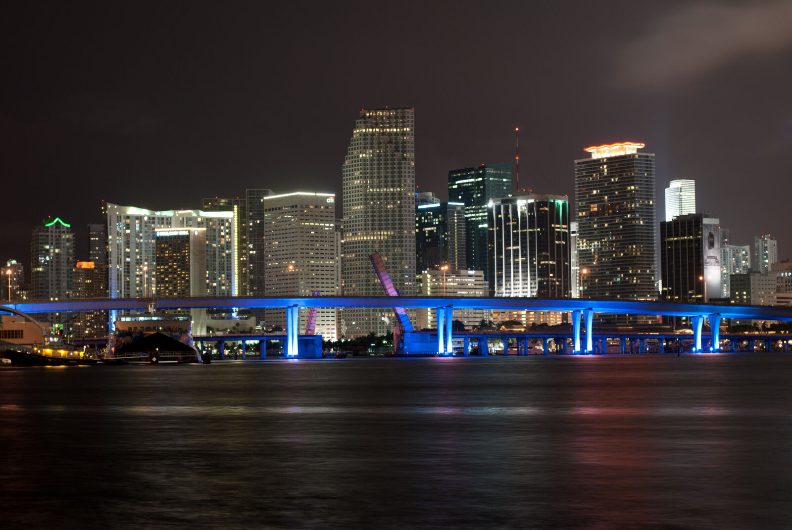Nikon D3000 sample photo. Architecture, blue, bridge, buildings photography