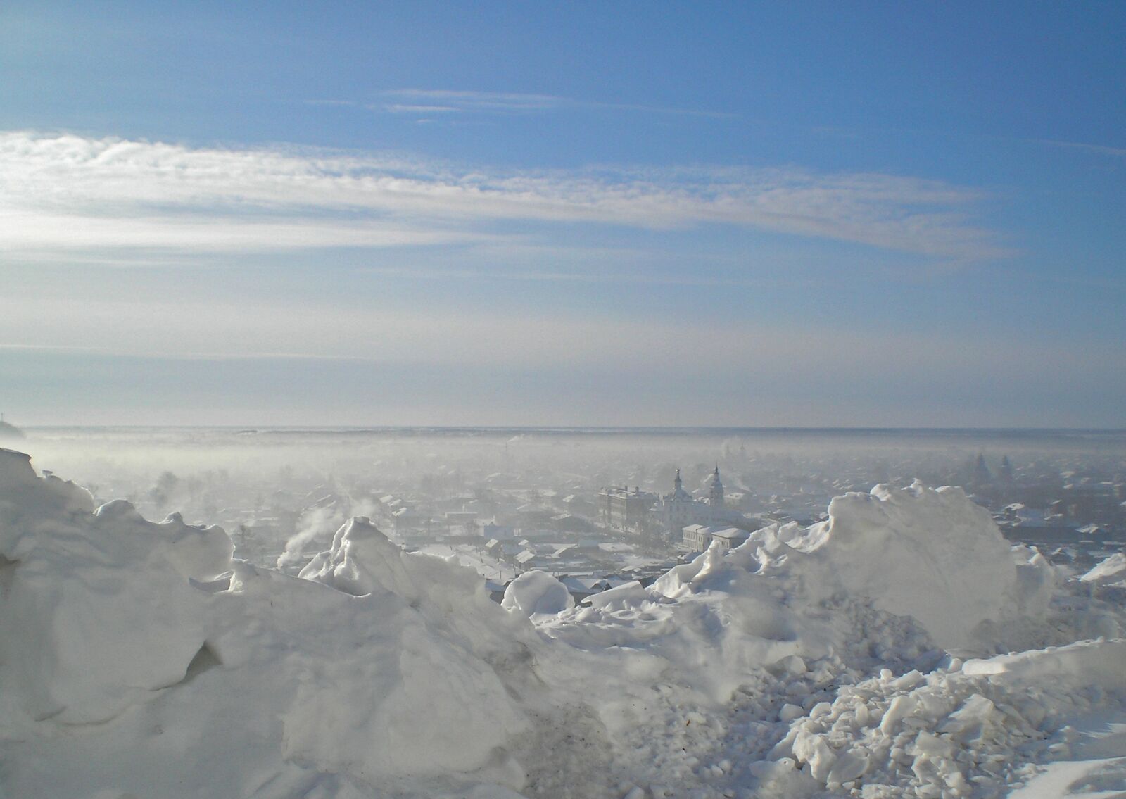 Olympus FE-130,X-720 sample photo. City, winter, snow photography