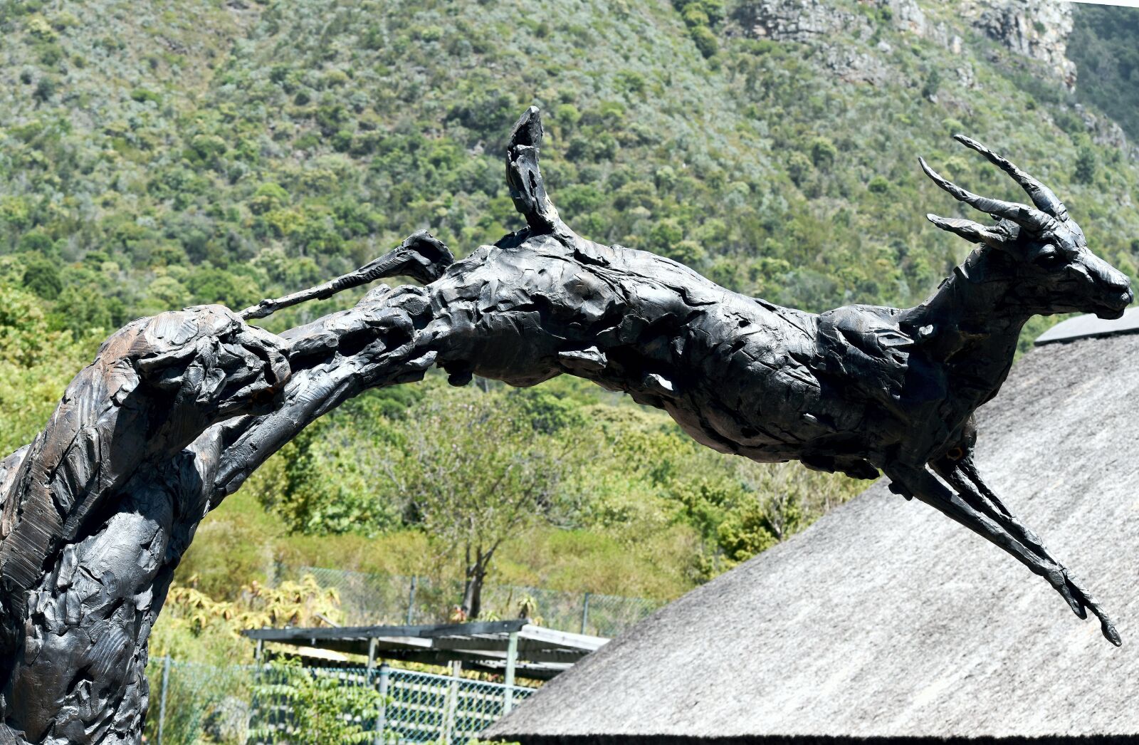 Nikon D5500 sample photo. Sculpture, metal, impala photography