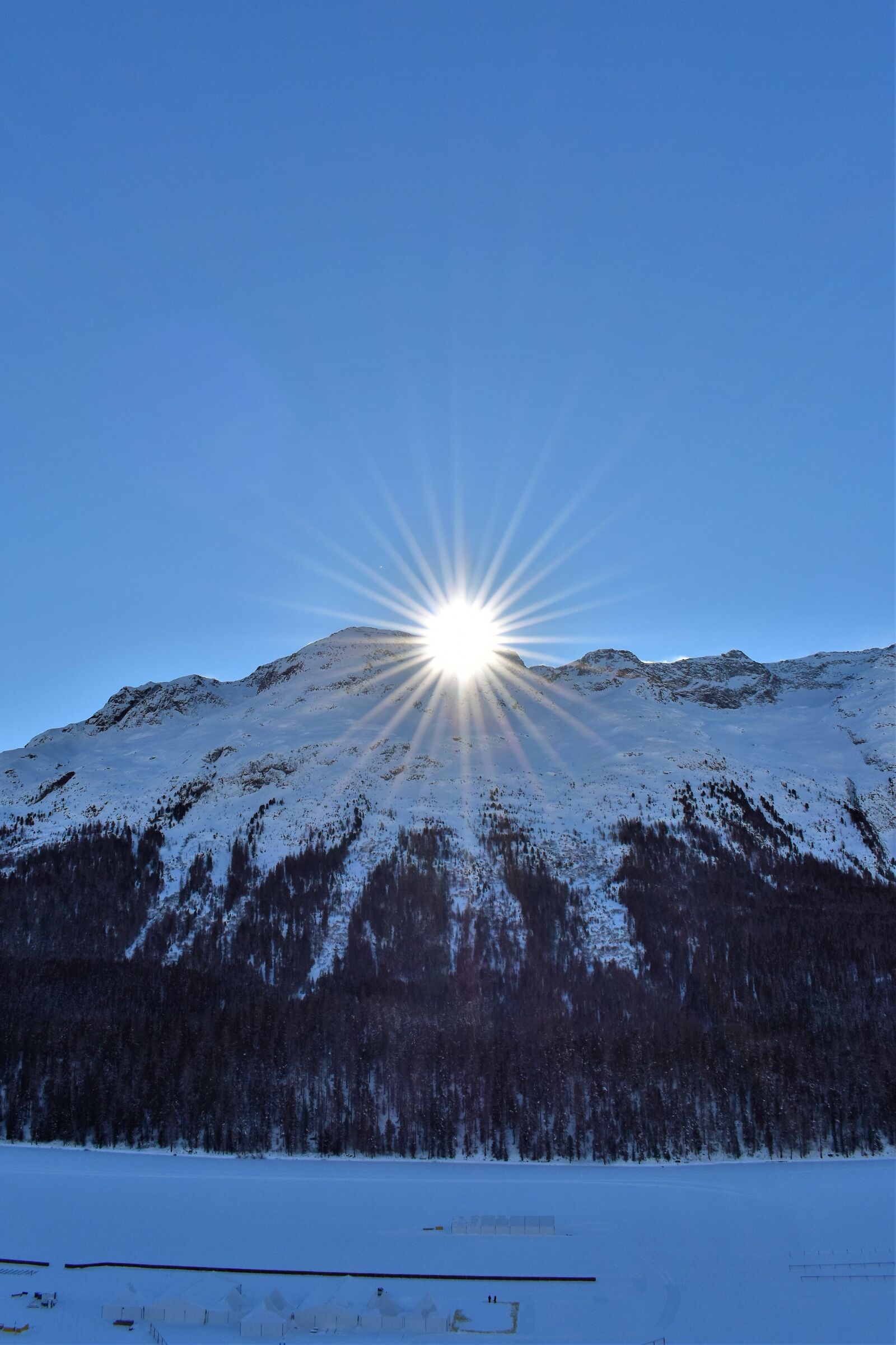 Nikon D5500 sample photo. Winter, mountains, ski area photography