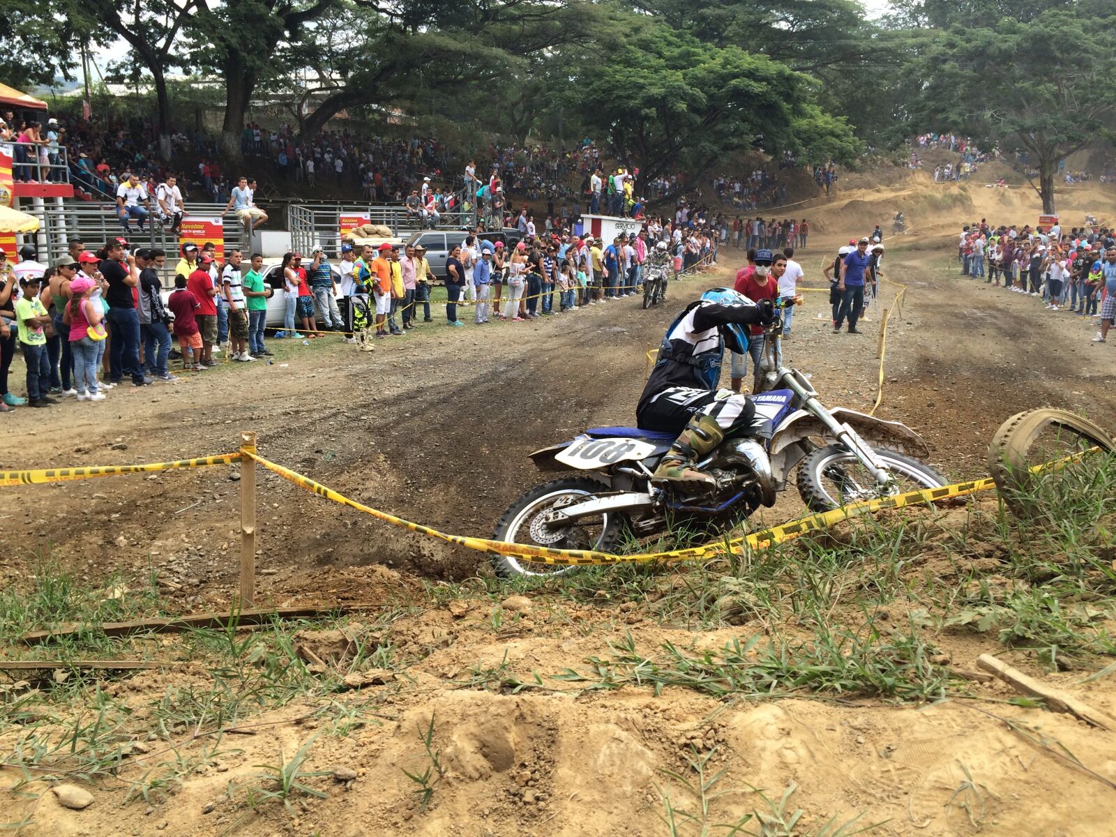 iPhone 5s back camera 4.15mm f/2.2 sample photo. Moto, motocross, arena photography