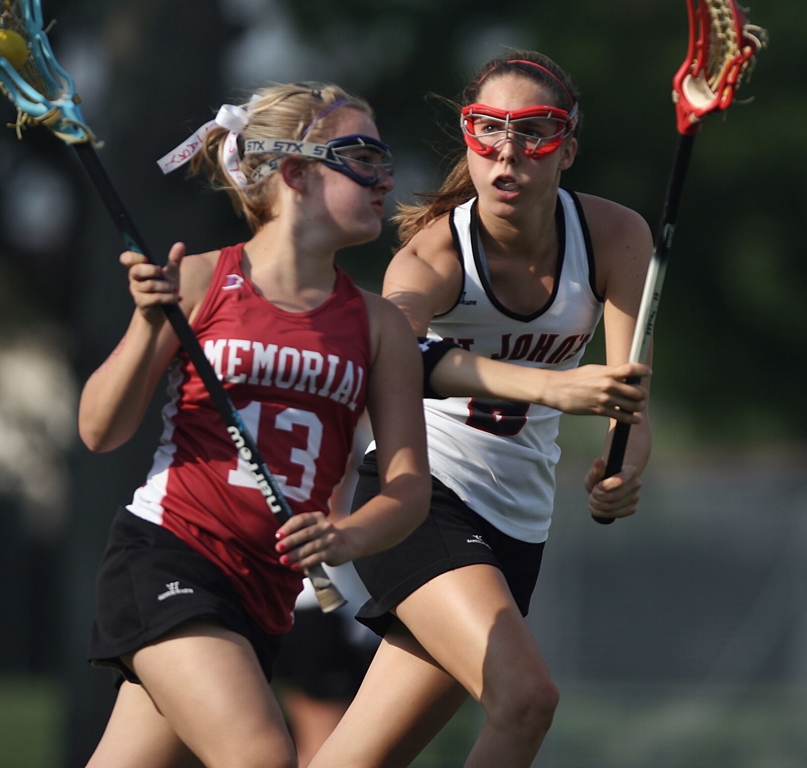 Canon EOS 20D sample photo. Lacrosse, female, competition photography