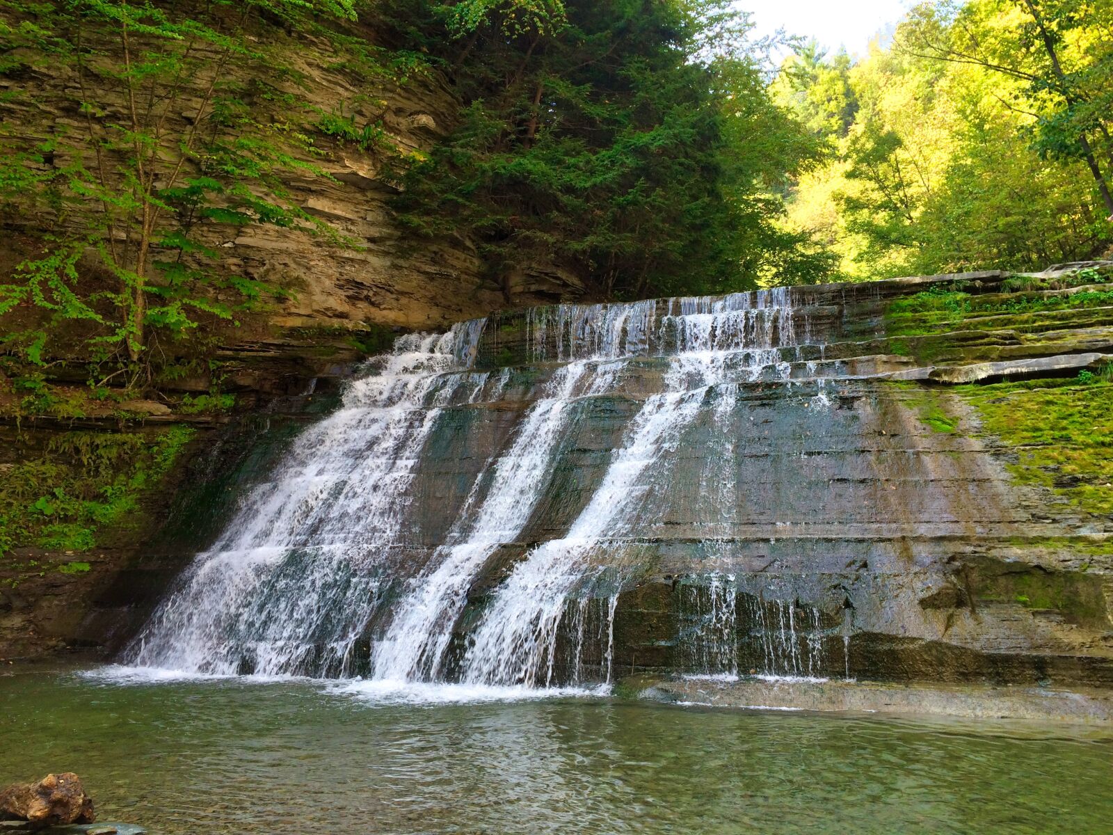 iPhone 5s back camera 4.15mm f/2.2 sample photo. Waterfall, nature, river photography