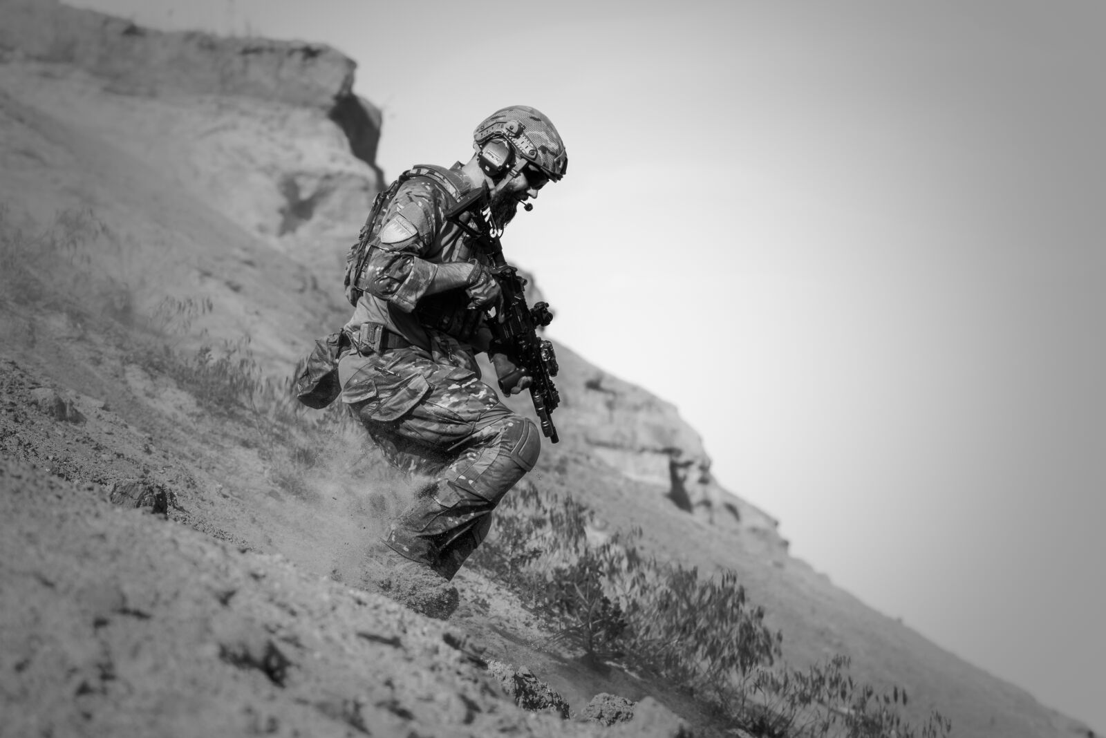 Nikon D600 sample photo. War, desert, guns photography