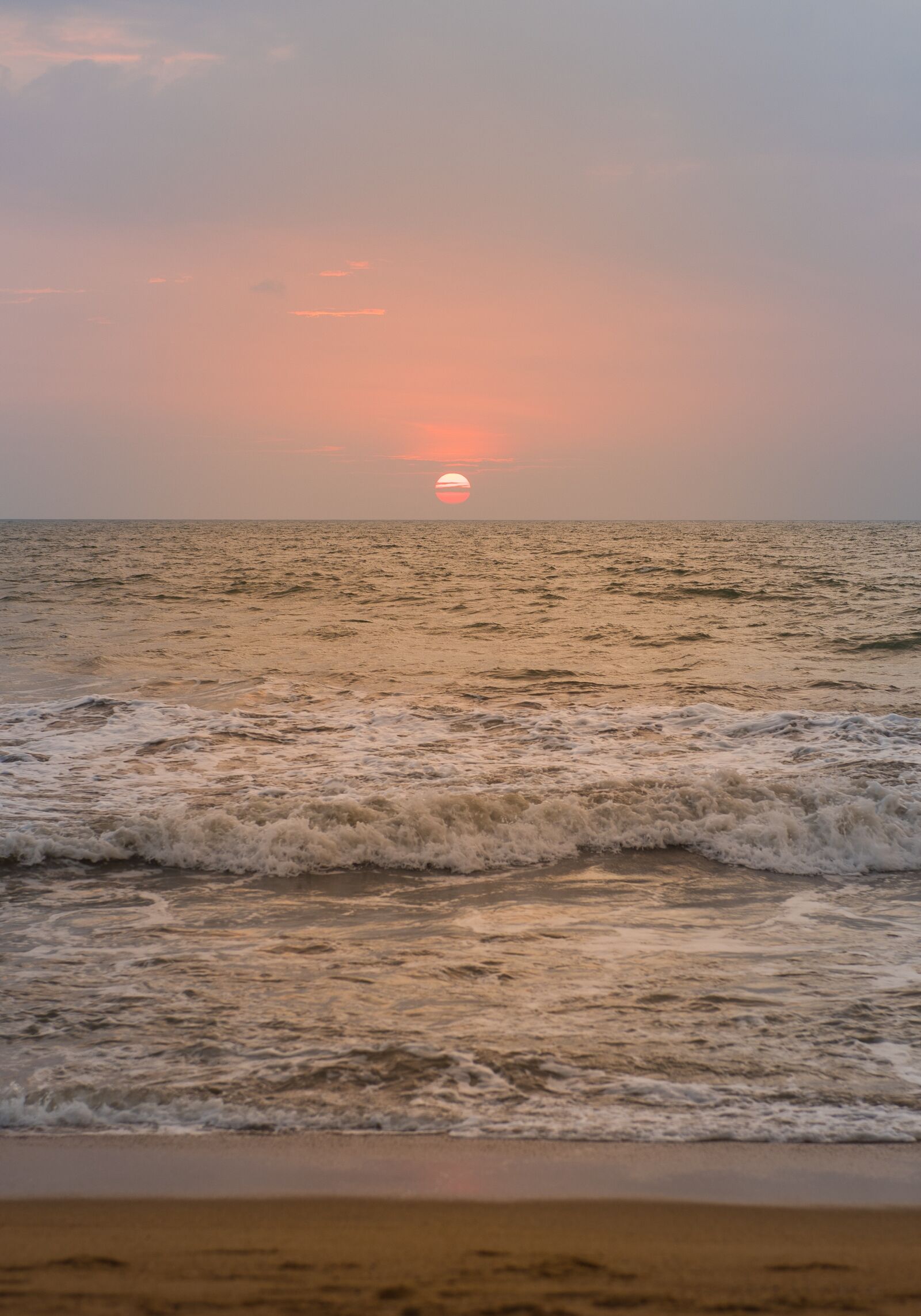 Nikon D750 sample photo. Sea, sunset, abendstimmung photography