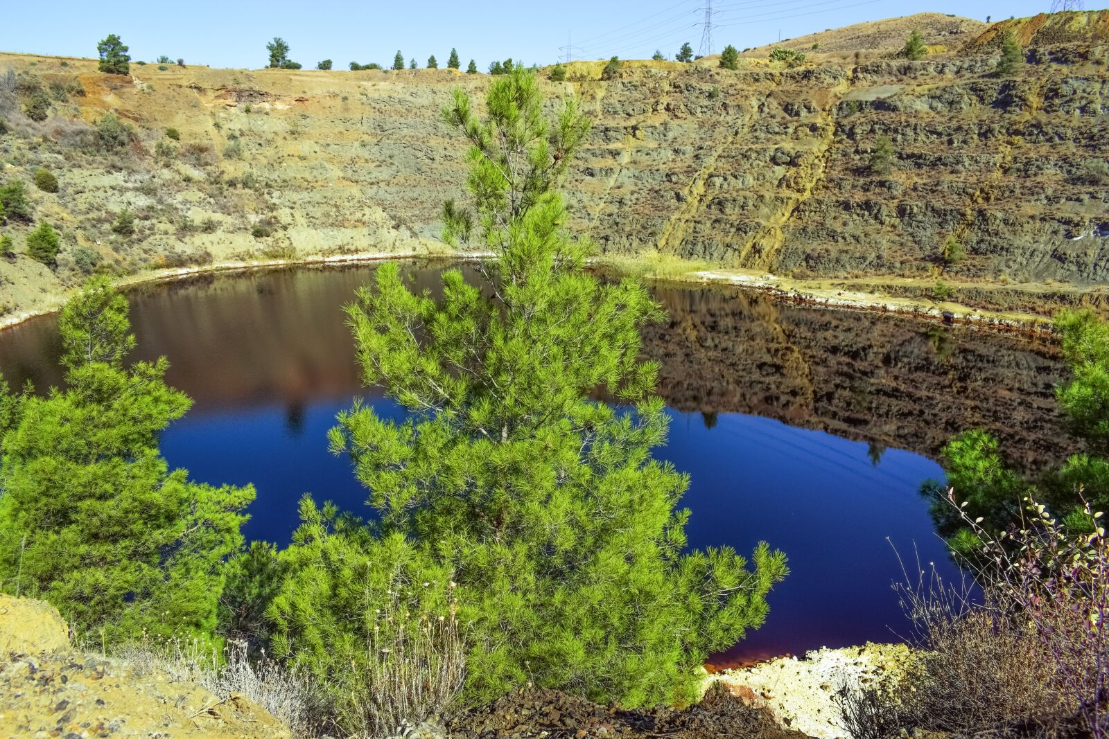 Nikon D3300 sample photo. Acid lake, mine, environment photography