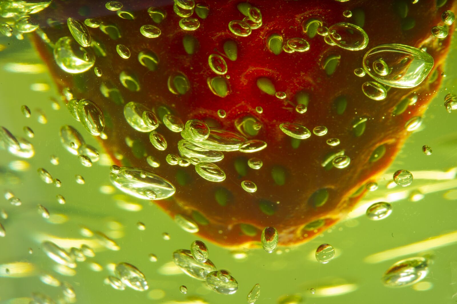 Sony Alpha DSLR-A850 + Tamron SP AF 90mm F2.8 Di Macro sample photo. Abstract, red, green photography