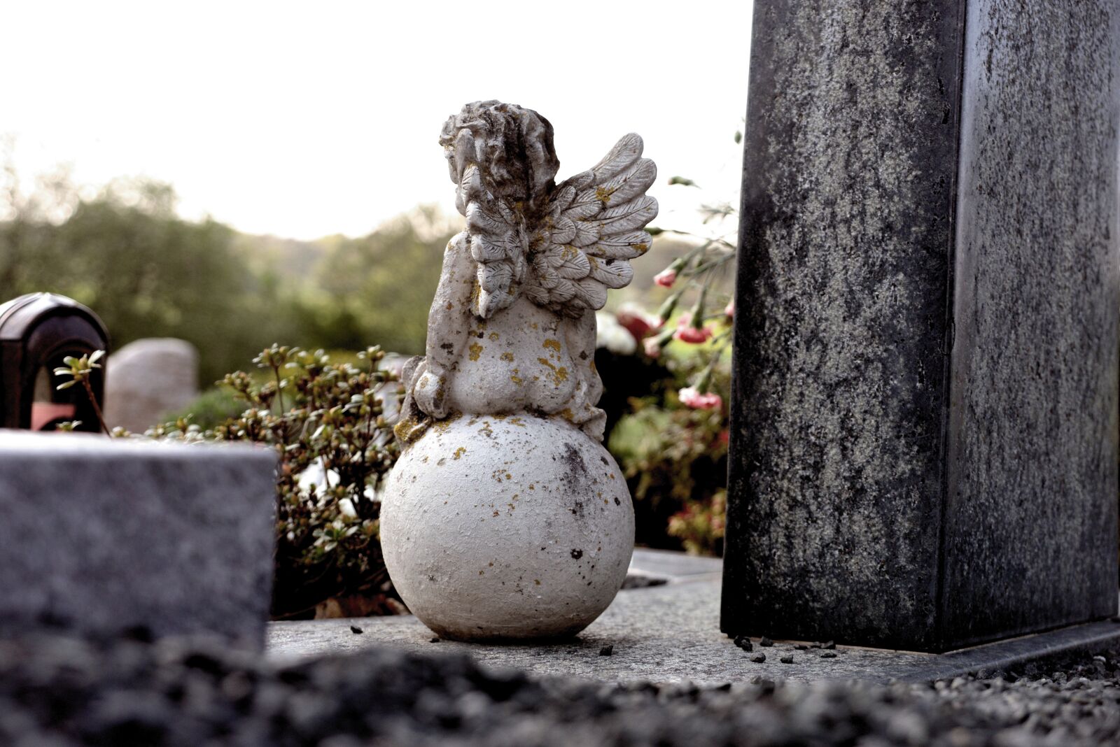 Nikon D610 sample photo. Tomb, grave, angel photography