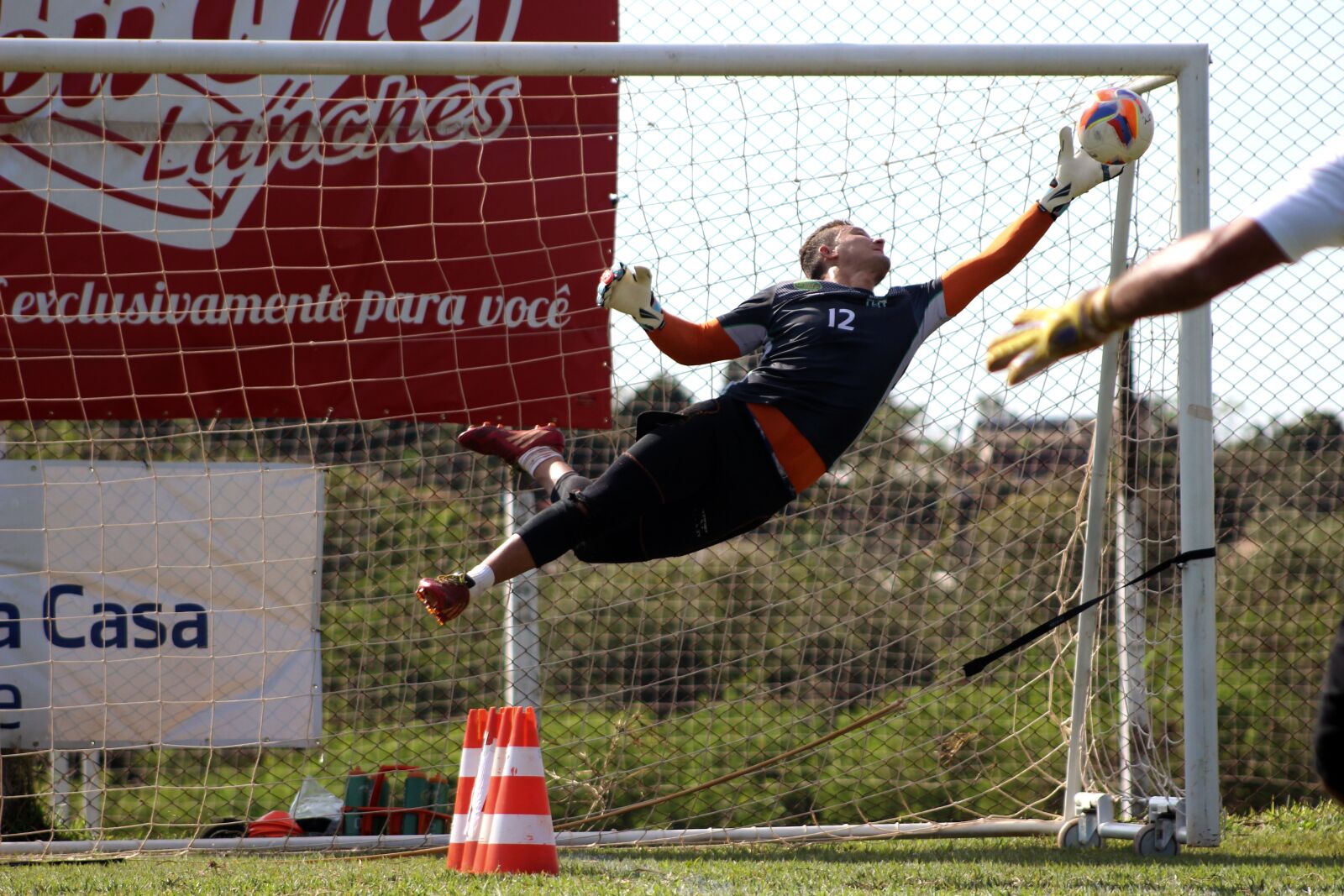 Canon EF 75-300mm f/4-5.6 USM sample photo. Football, goalkeeper photography