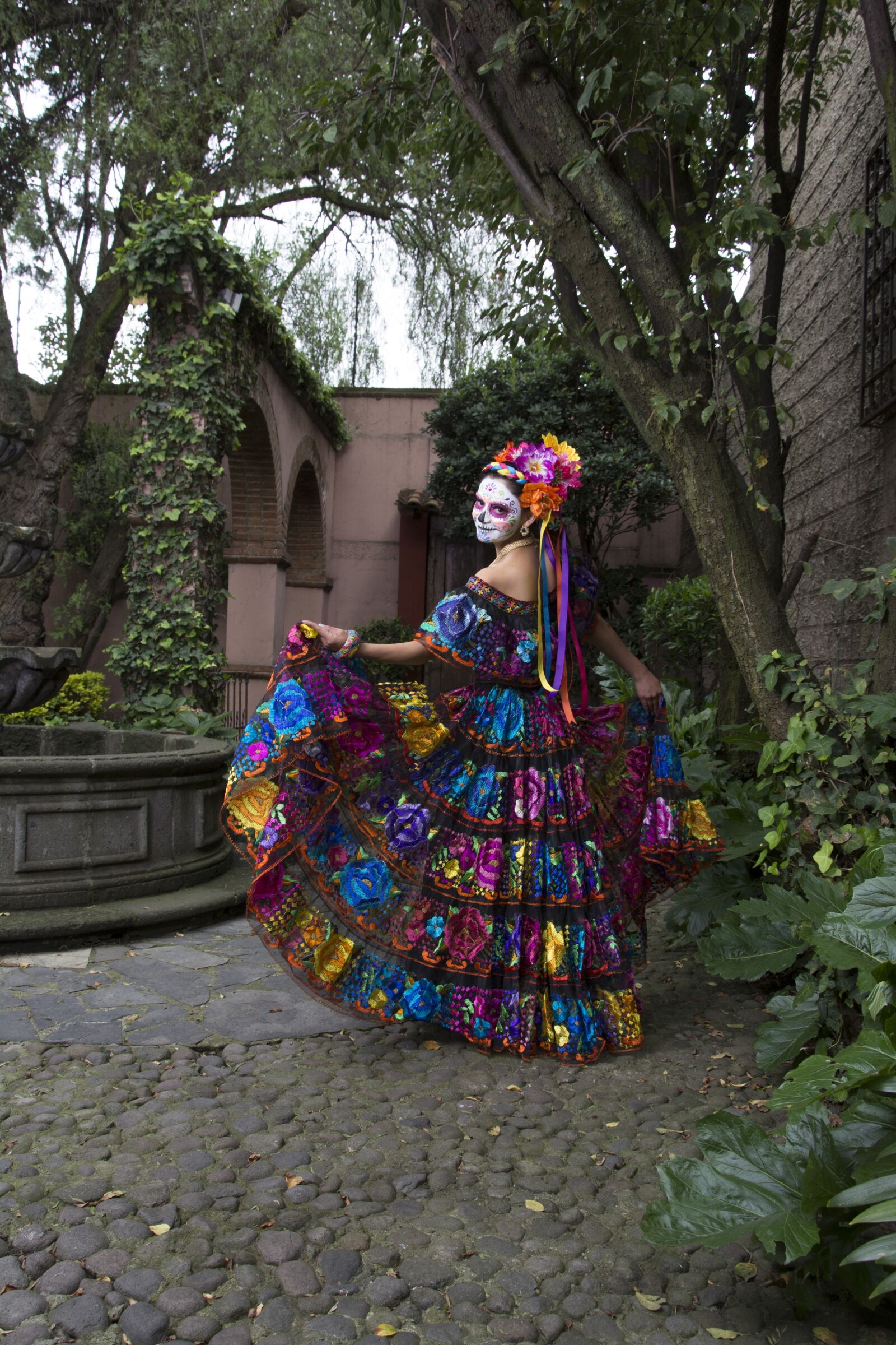 Nikon D7100 sample photo. Catrina, dress, mexico photography