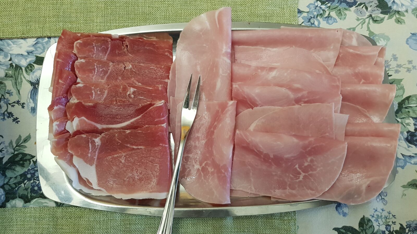 Samsung Galaxy S8+ sample photo. Ham, ham plate, cooking photography