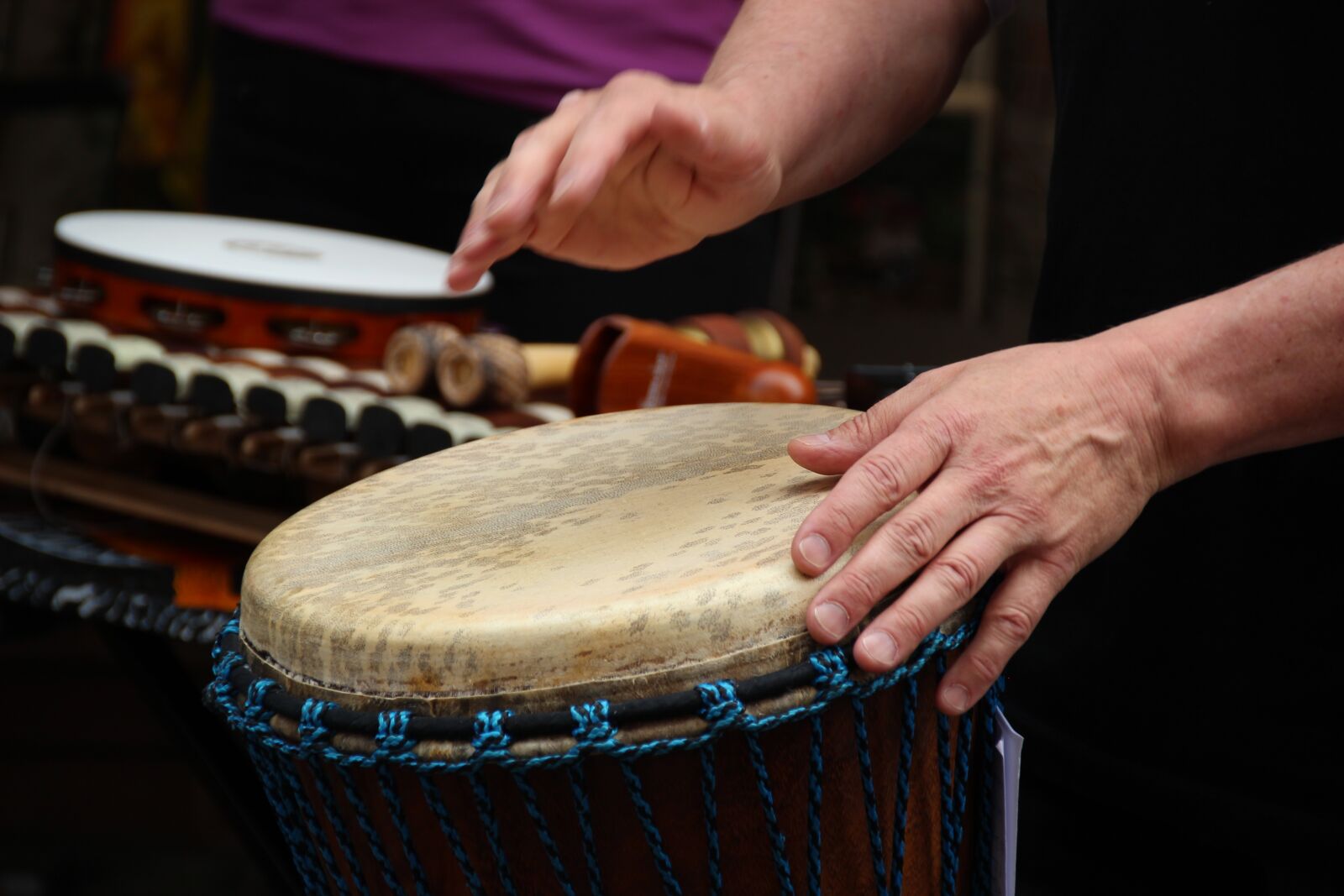 Canon EOS 600D (Rebel EOS T3i / EOS Kiss X5) sample photo. Djembe, drums, music photography